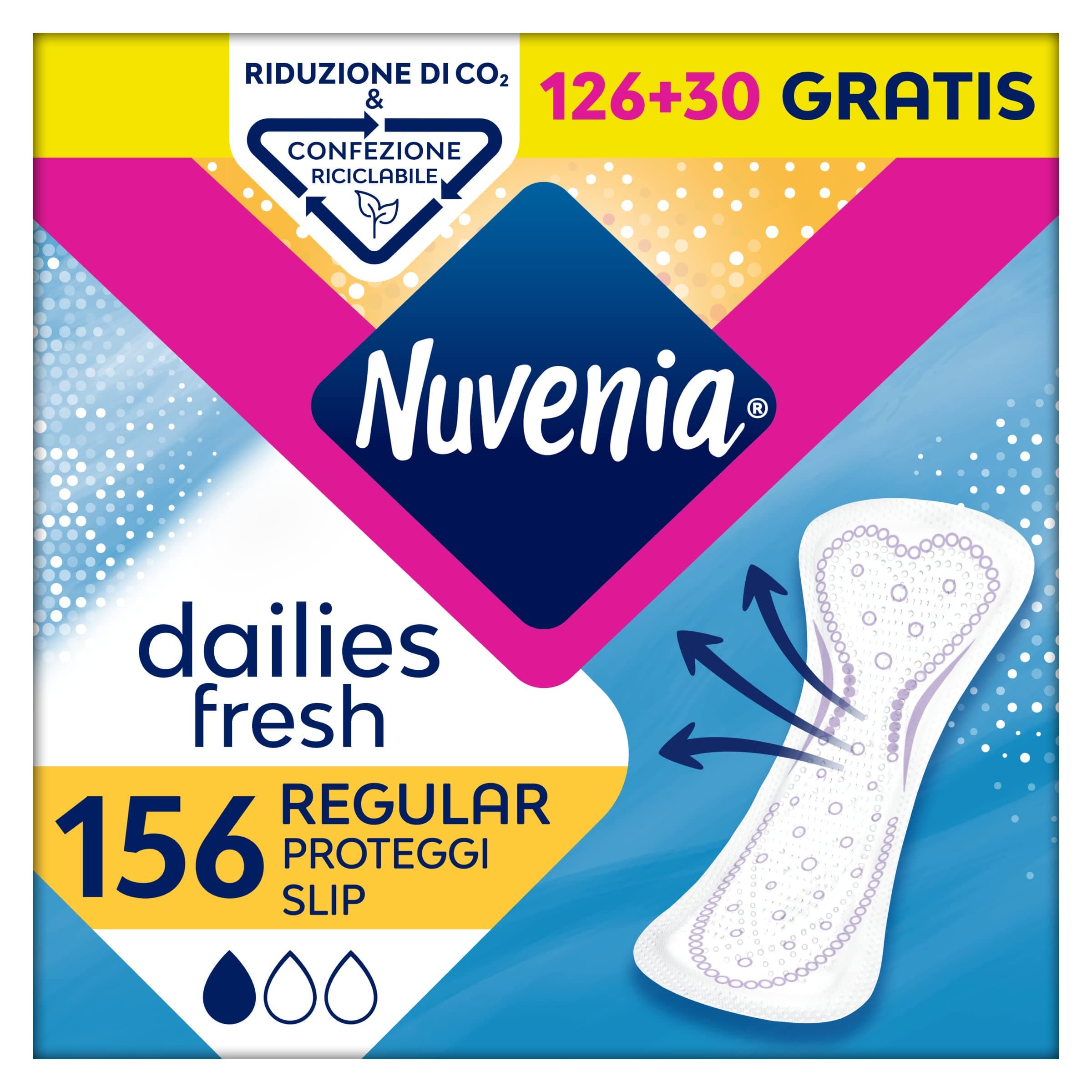 Nuvenia - Regular Slip Schutz - 3 Packungen mit 52 Slips 👩‍⚕️