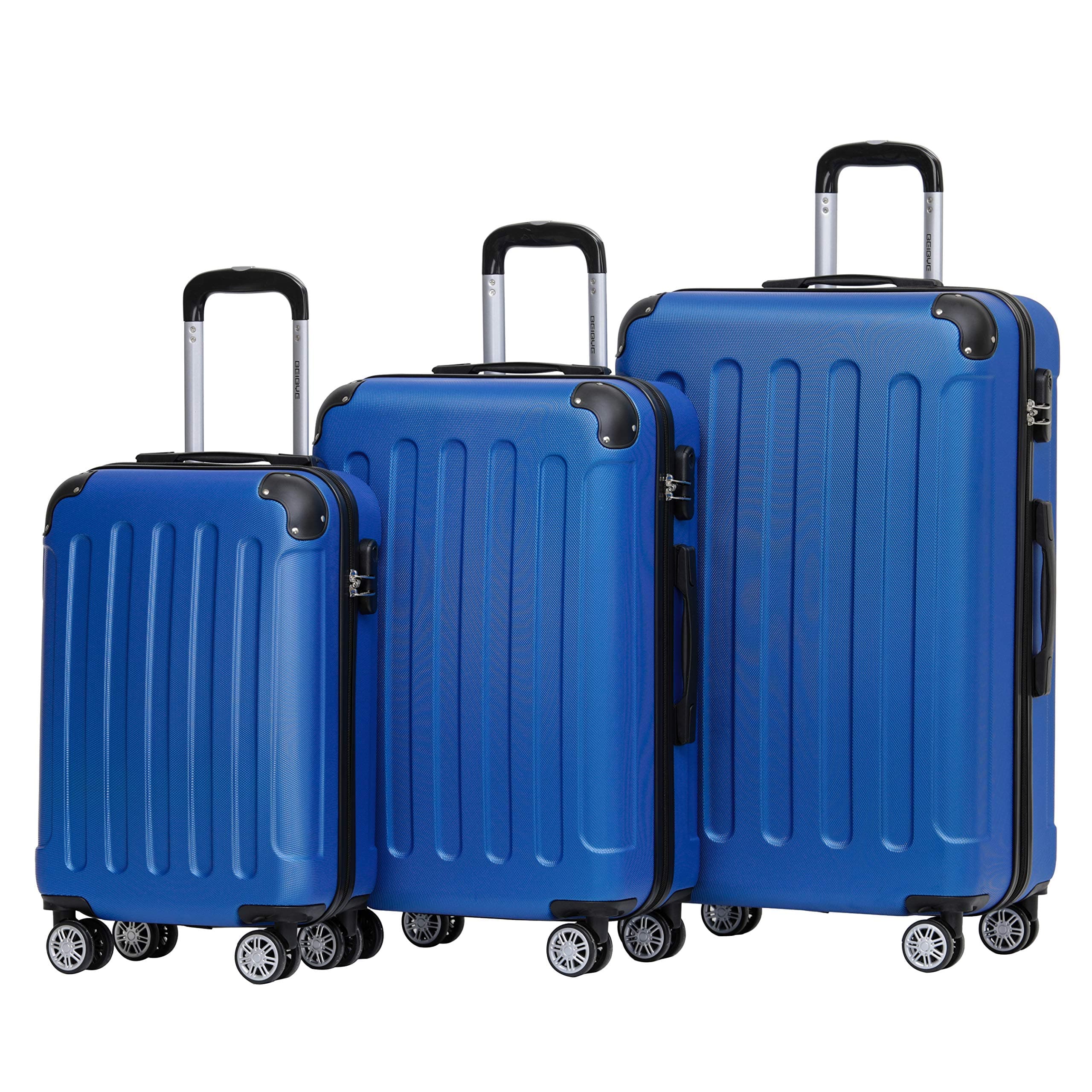 đ BEIBYE Zwillingsrollen Hardcase Reisekoffer Koffer Trolleys Hartschale in XL-L-M - 20 Farben! đ