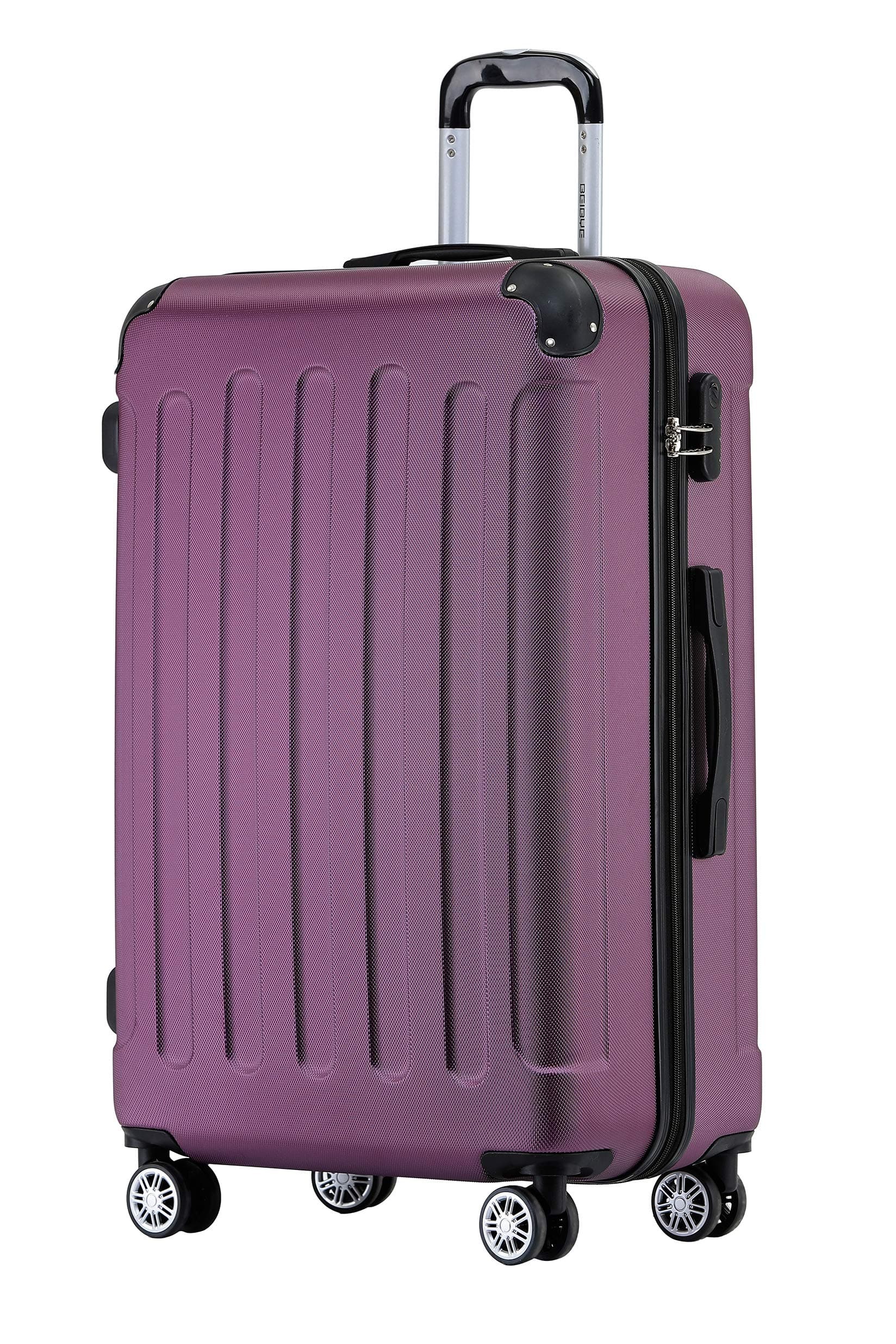 🎒🌟 BEIBYE Zwillingsrollen Hardcase Reisekoffer Koffer Trolleys Hartschale XL-L-M - 20 Farben