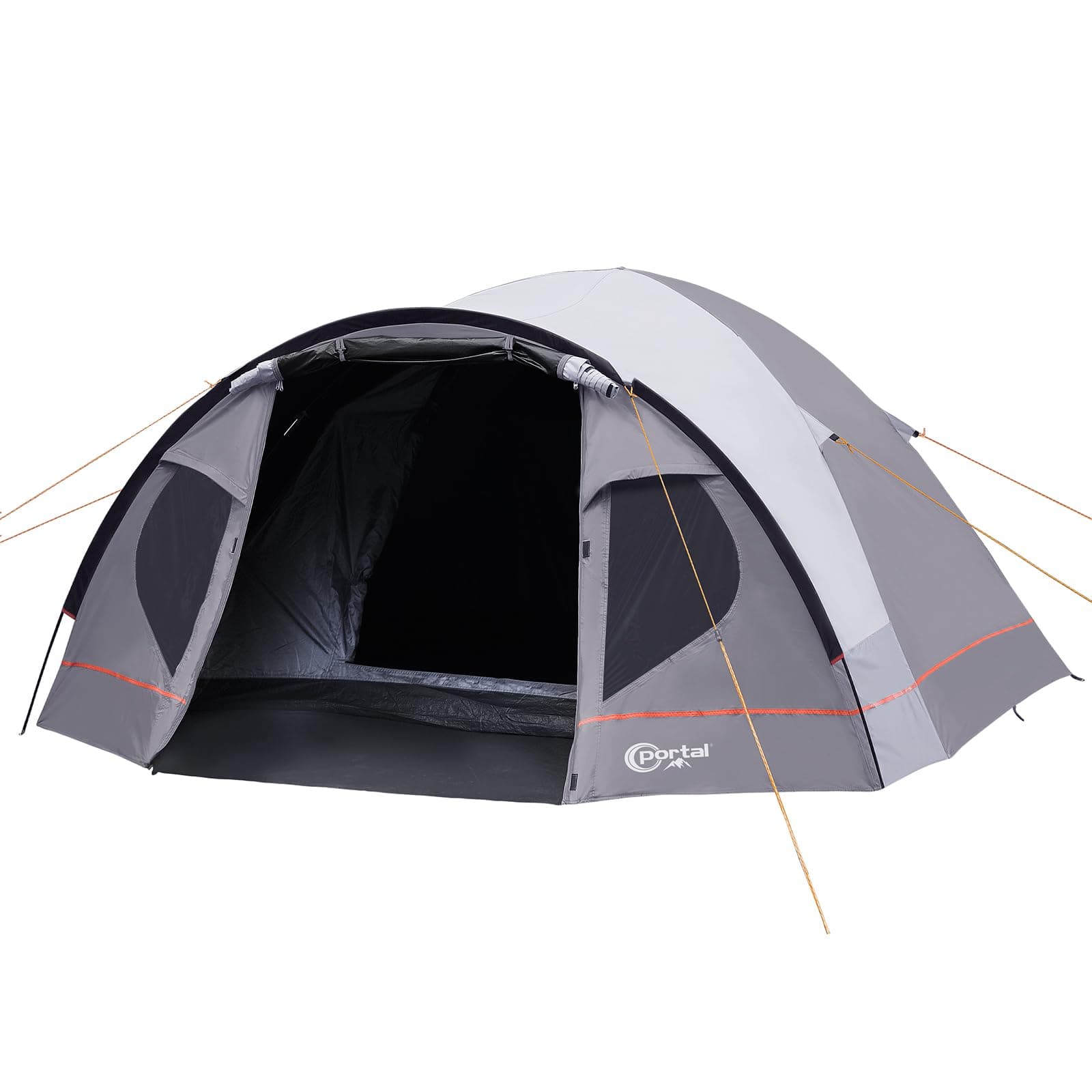 🏕️ PORTAL Blackout Zelt 3-4 Personen mit Vorzelt Camping Kuppelzelt 4000mm wasserdicht Familienzelt