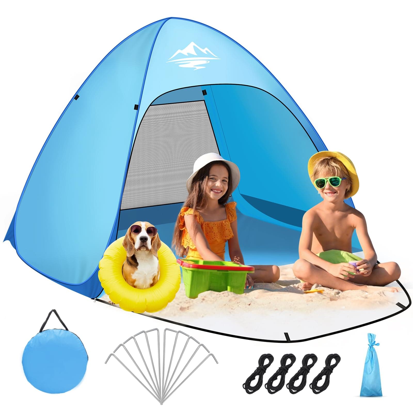 🏖️ Purebox Strandmuschel Pop Up 1-3 Personen/3-4 Personen Modelle 🌞