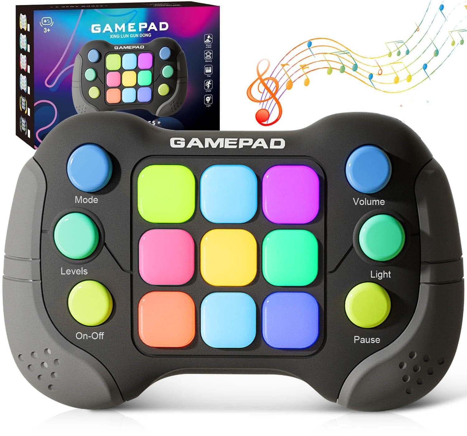 đź Azyh Handheld-Spielekonsole, Quick Press Spiel Fidget Toys fĂŒr Kinder Erwachsene, Pop Game Elektronisches Spiel Antistress Spielzeug Geschenke fĂŒr Kids Grau đ