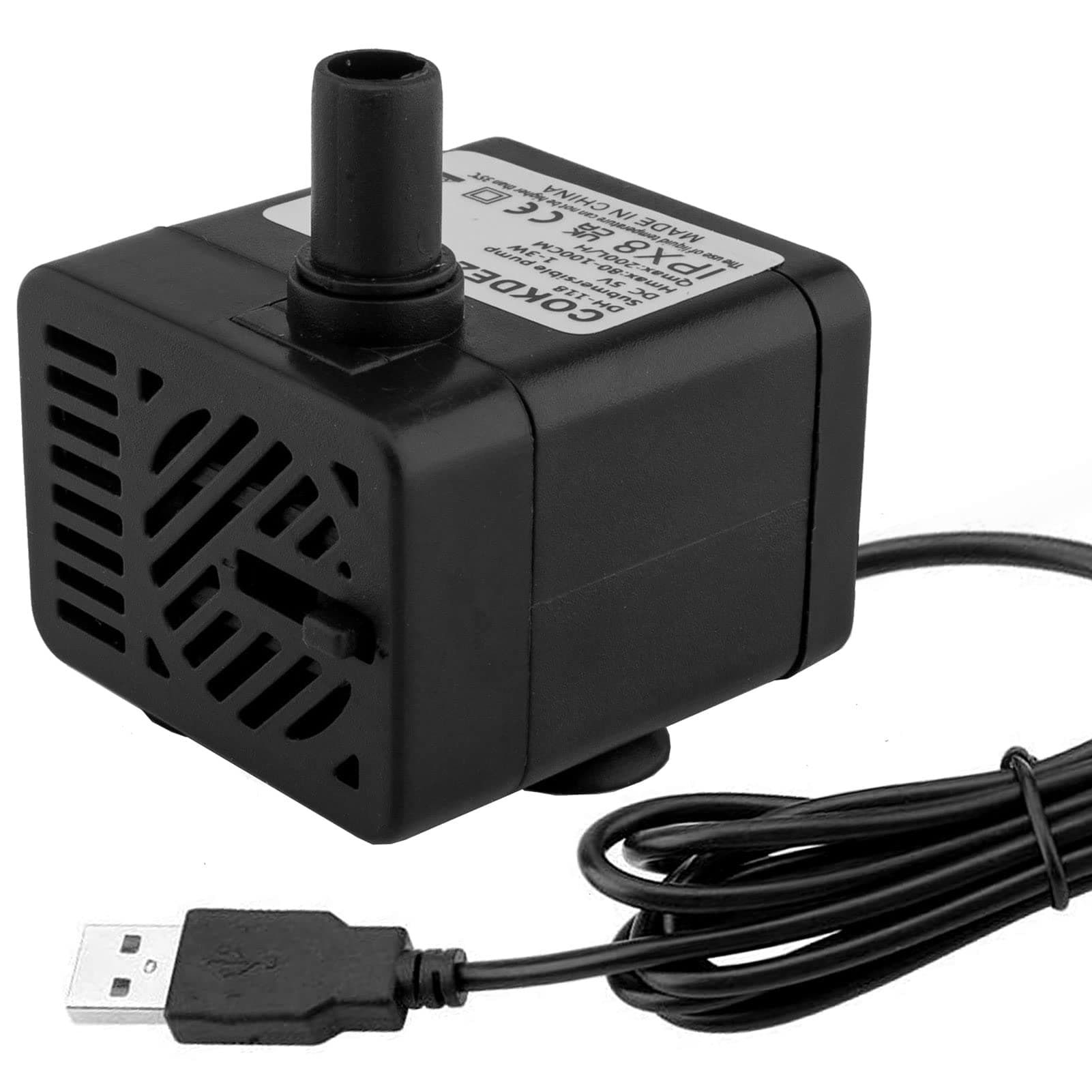 USB Mini Tauchwasserpumpe (DC 5V 1-3W 200L/H) đ đż
