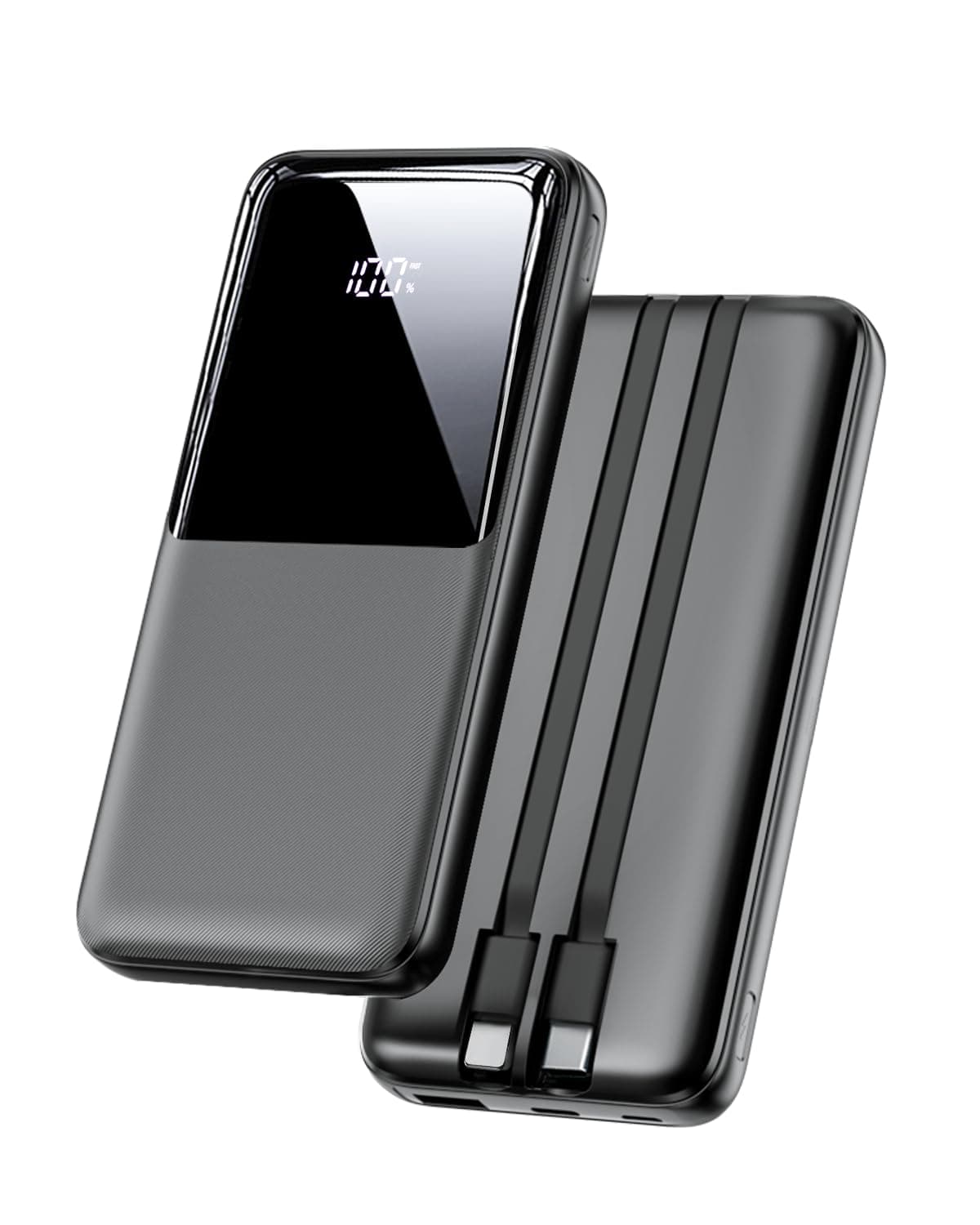 🔋 Power Bank 26800mAh mit integrierten Kabeln und 3 Anschlüssen ⚡️📱