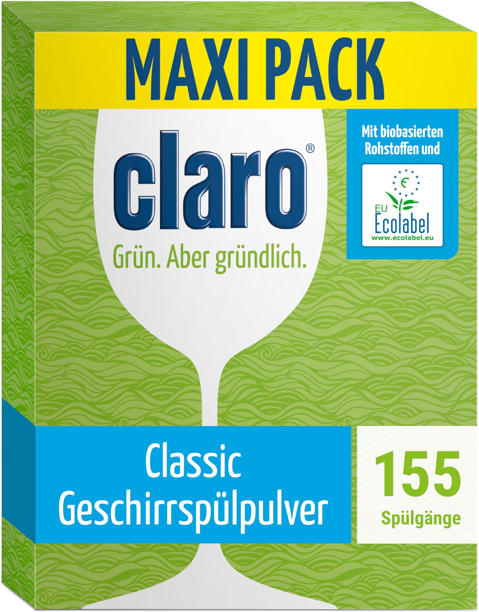 🌿 claro Classic Öko Geschirrspülpulver - Umweltfreundlich & Vegan 🌿