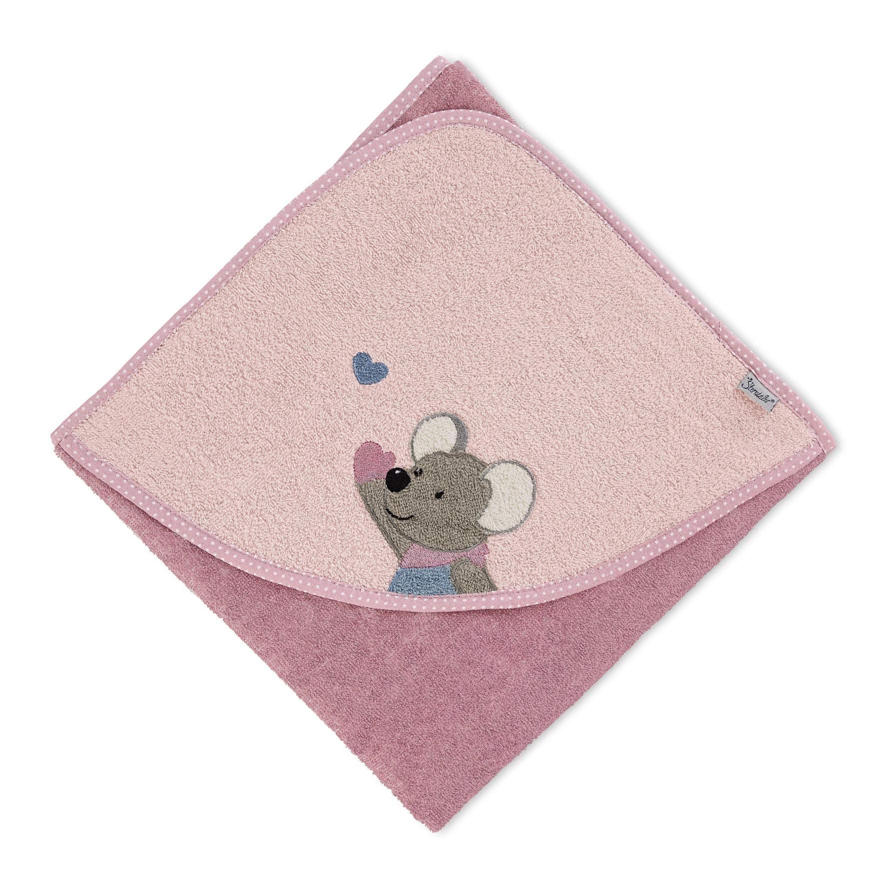 Schnapp dir das süße Sterntaler Kapuzenbadetuch Maus Mabel! 🐭💦