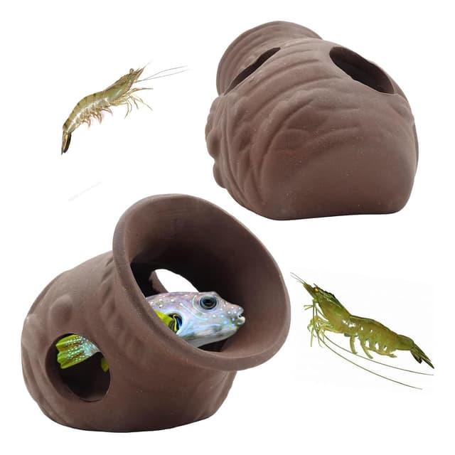 🐠🦐 MaoNativey 2 Stück Cave Deko für Fischbecken