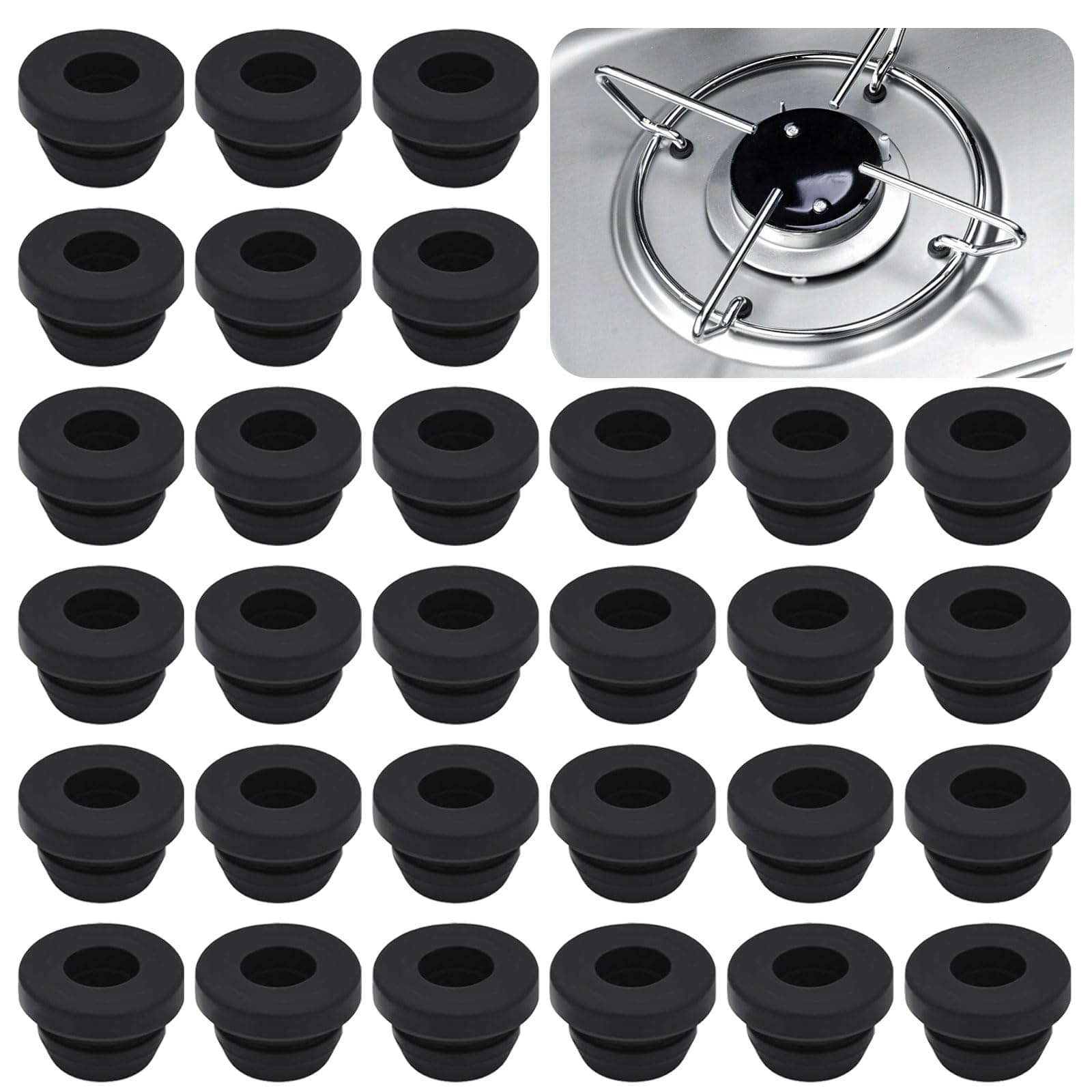 LEBOKJ 30 Stück Gummidurchführungen Wohnmobil-Kochfeld Zubehör 🚐🍳