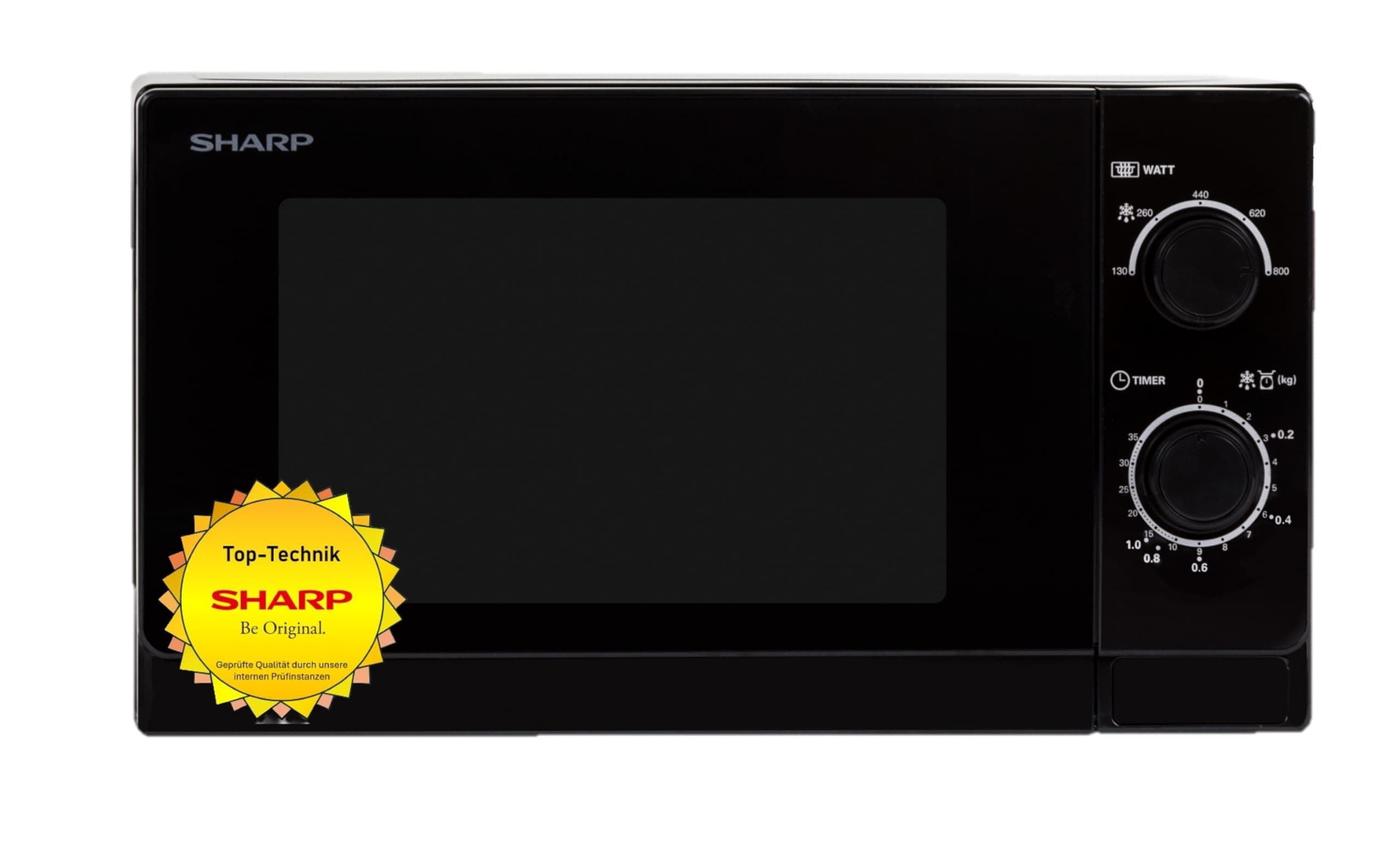 đ„ Angebot: SHARP R200BKW Solo-Mikrowelle, 800 W, 5 Leistungsstufen, Timer 00-35 Min, Schwarz Angebot bei HelloDeals
