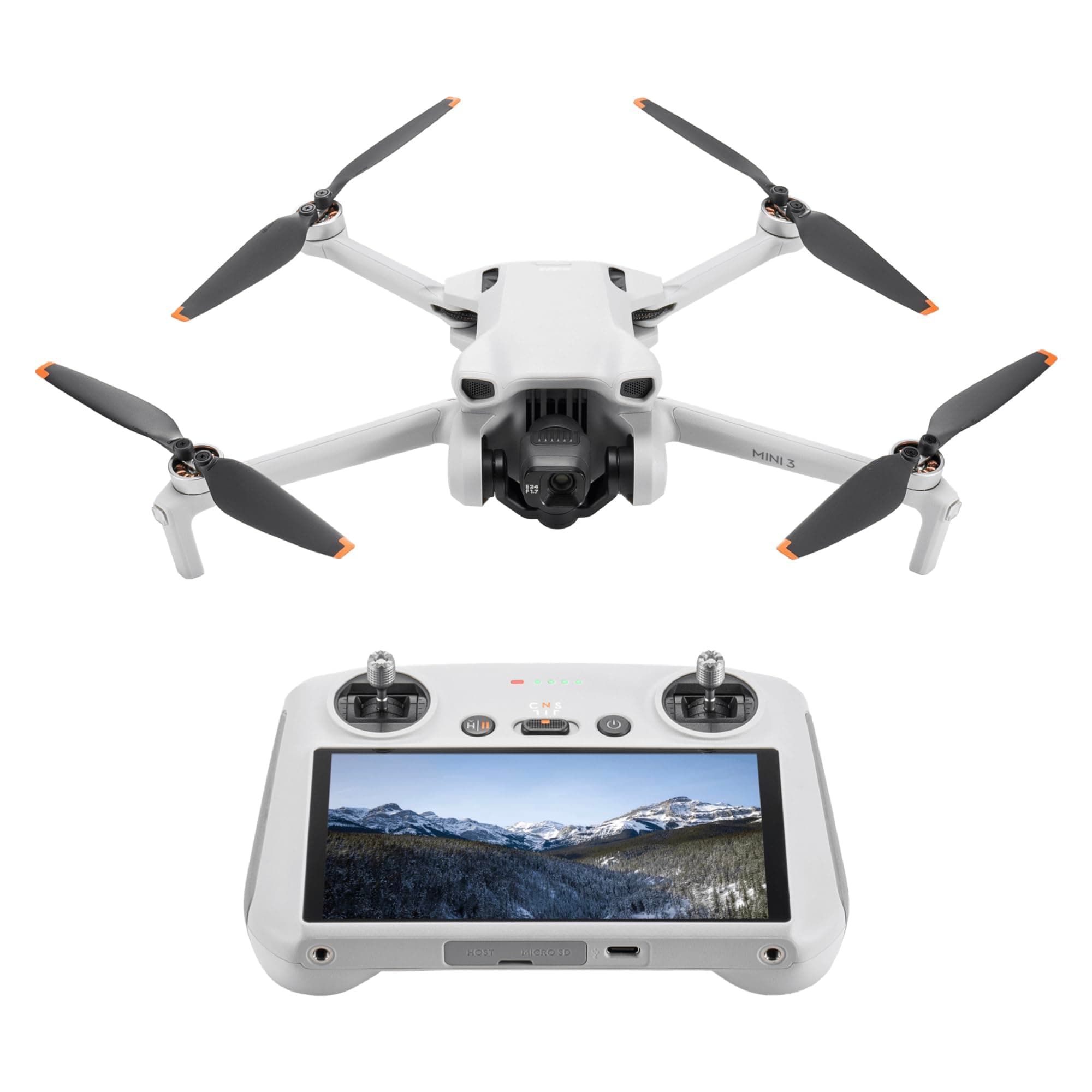 DJI Mini 3 (DJI RC) – Leichte und faltbare Mini-Kameradrohne mit 4K HDR-Video 🚁📹