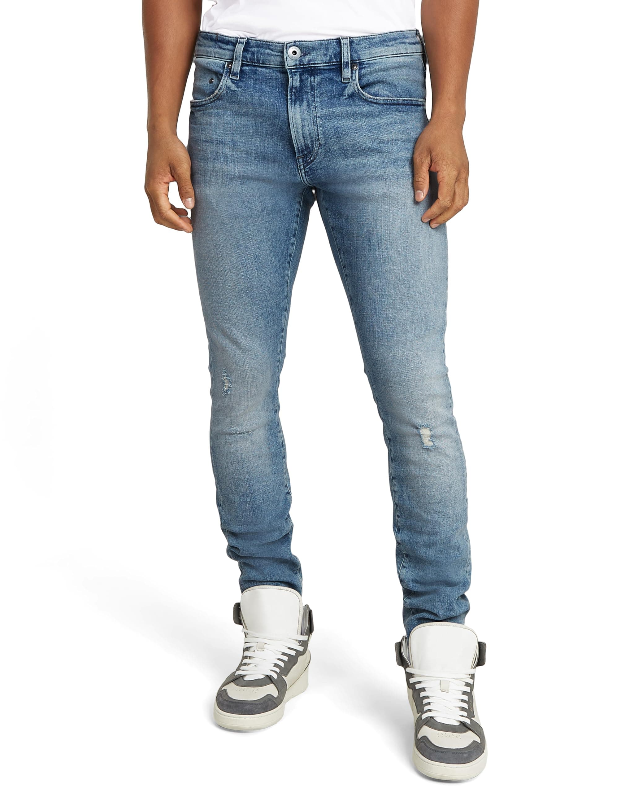 👖🔥 G-STAR Herren Revend FWD Skinny Jeans 29W / 32L Blau 🌟