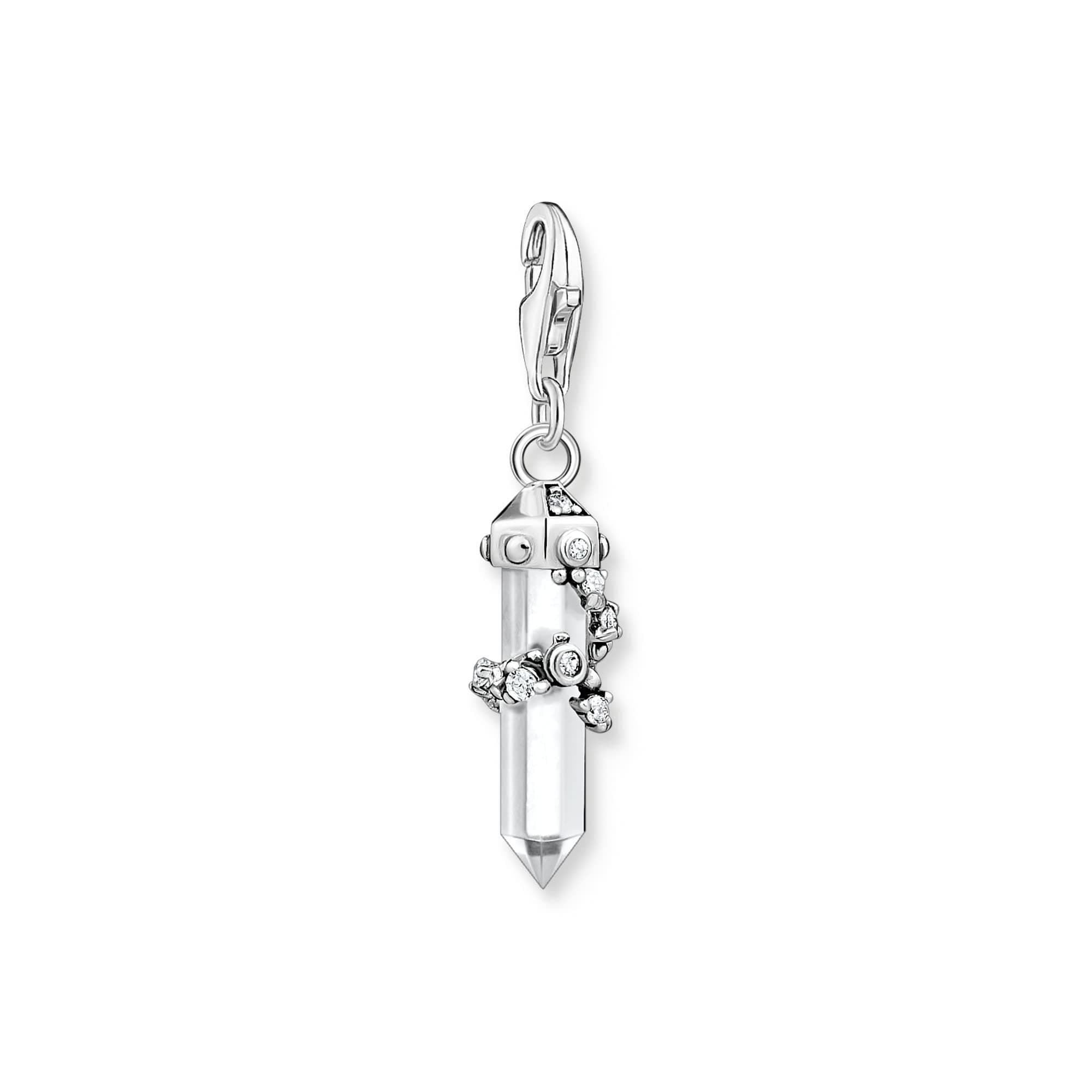 🌟 Mega Deal! Thomas Sabo Charm-Anhänger Milky-Quarz 925 Sterlingsilber 1908-690-14 nur 39.5€ 🌟