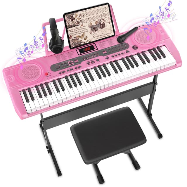 🎹 Keyboard Piano, 61 Key Keyboard für Einsteiger 🎵