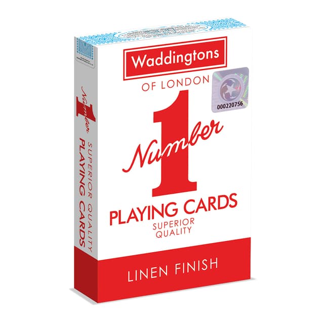 🃏 Waddingtons Spielkarten (Rote und Blaue Farben) 🎲