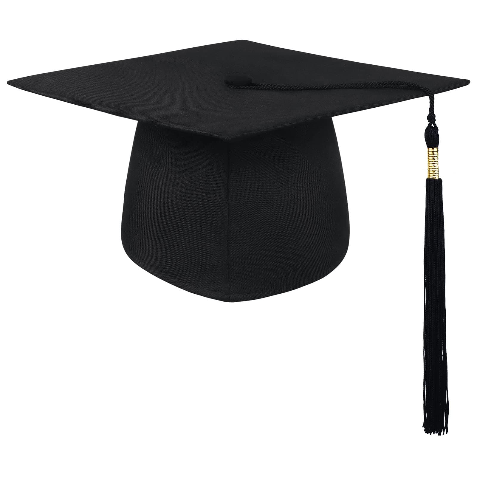 🎓 BROADREAM Bachelor Doktorhut Graduation Cap Absolventenkappe Studentenhut für Abschlussfeiern