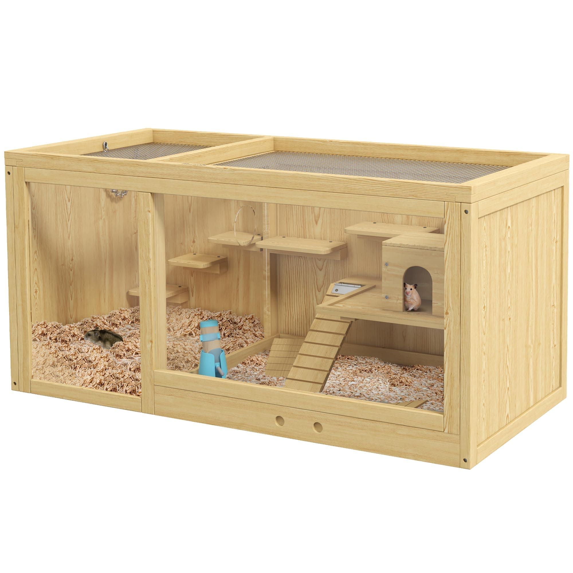 PawHut Hamsterkäfig aus Holz 🐹🏡