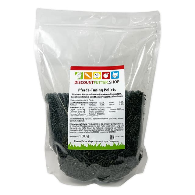 🐴 Pferde Tuning Pellets | GMO-frei, Muskelaufbau unterstützend 🌿🌟