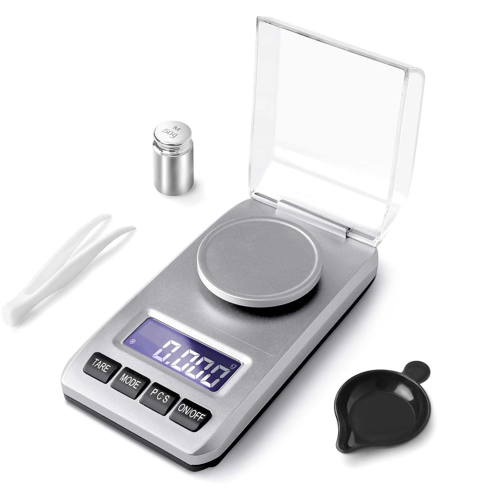 🌟 Muaket 0.001g/50G Feinwaage - Hochpräzise Milligramm Waage 🌟