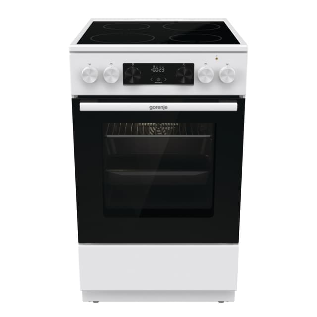 🔥 Gorenje GEC5C43WGAMZ Elektro-Standherd mit Glaskeramik-Kochfeld 50cm 🍕