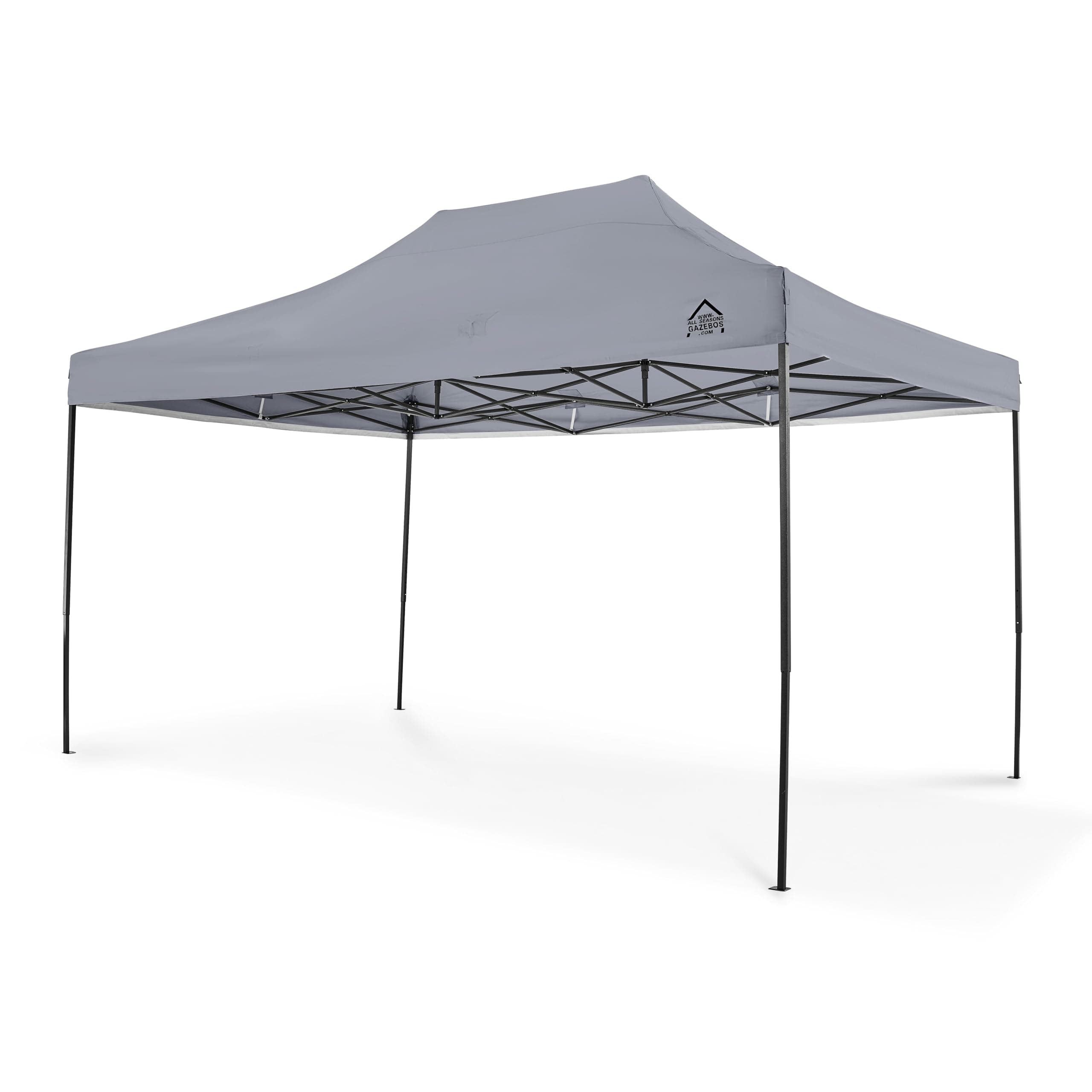 🎪 All Seasons Gazebos 3x4.5m Vollständig Wasserdichtes Faltpavillon - Metallisch Grau 🏕️