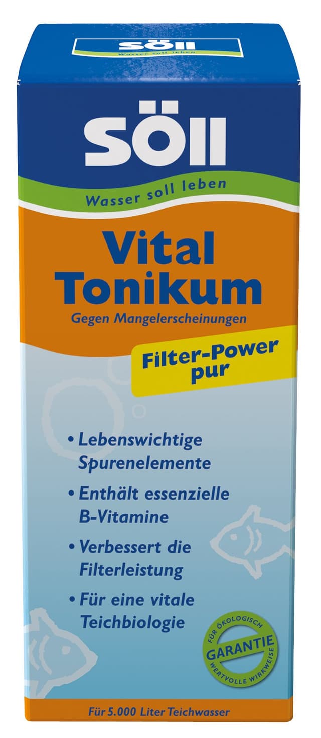 🐟🌿 Söll 81356 VitalTonikum, 500 ml - Teichpflegemittel mit Vitaminen und Spurenelementen
