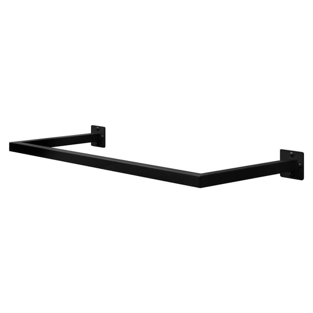 👗 eSituro Kleiderstange Wand Rechteck | Platzsparend & Stabil | Schwarz 94 cm