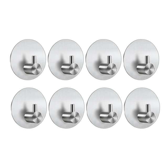 🌟 Feligio Klebehaken Silber 8 Stück 🌟