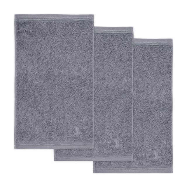 🛁 Luxuriöses möve Superwuschel Gästetuch Set 3er - 30x50 cm stone
