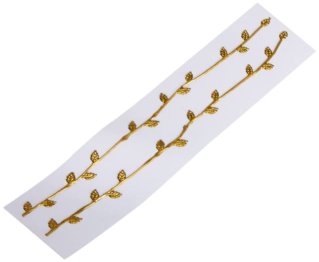Rayher 3109806 Wachs-Borte, gold, Länge 21 cm, Breite ca. 1,4 cm - Angebot 🕯️