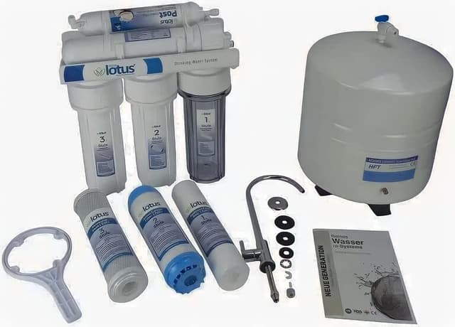 🌊🌿 5 Stufige Umkehrosmose Osmoseanlage 75GPD Wasserfilter 3,2G Ecoplus - Angebot!