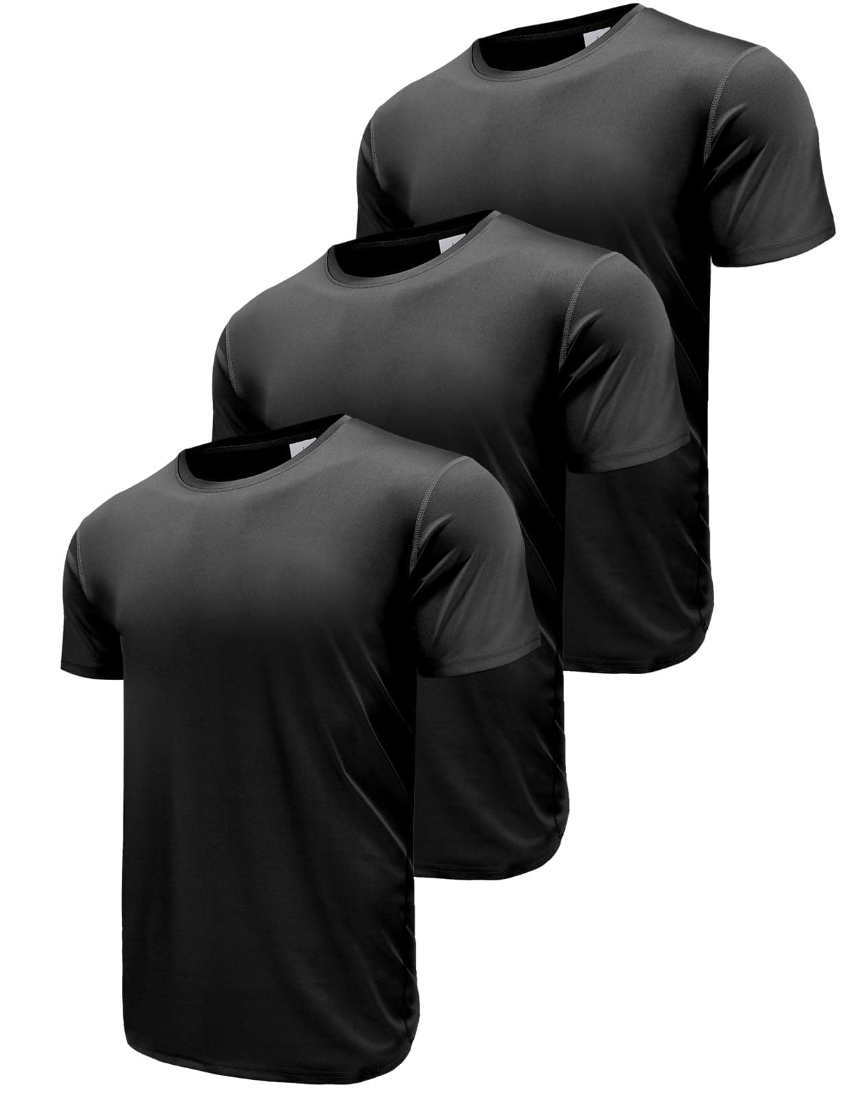 Boyzn 1 oder 3er Pack Sport Tshirts Herren Kurzarm T-Shirts đđïžââïžđââïž