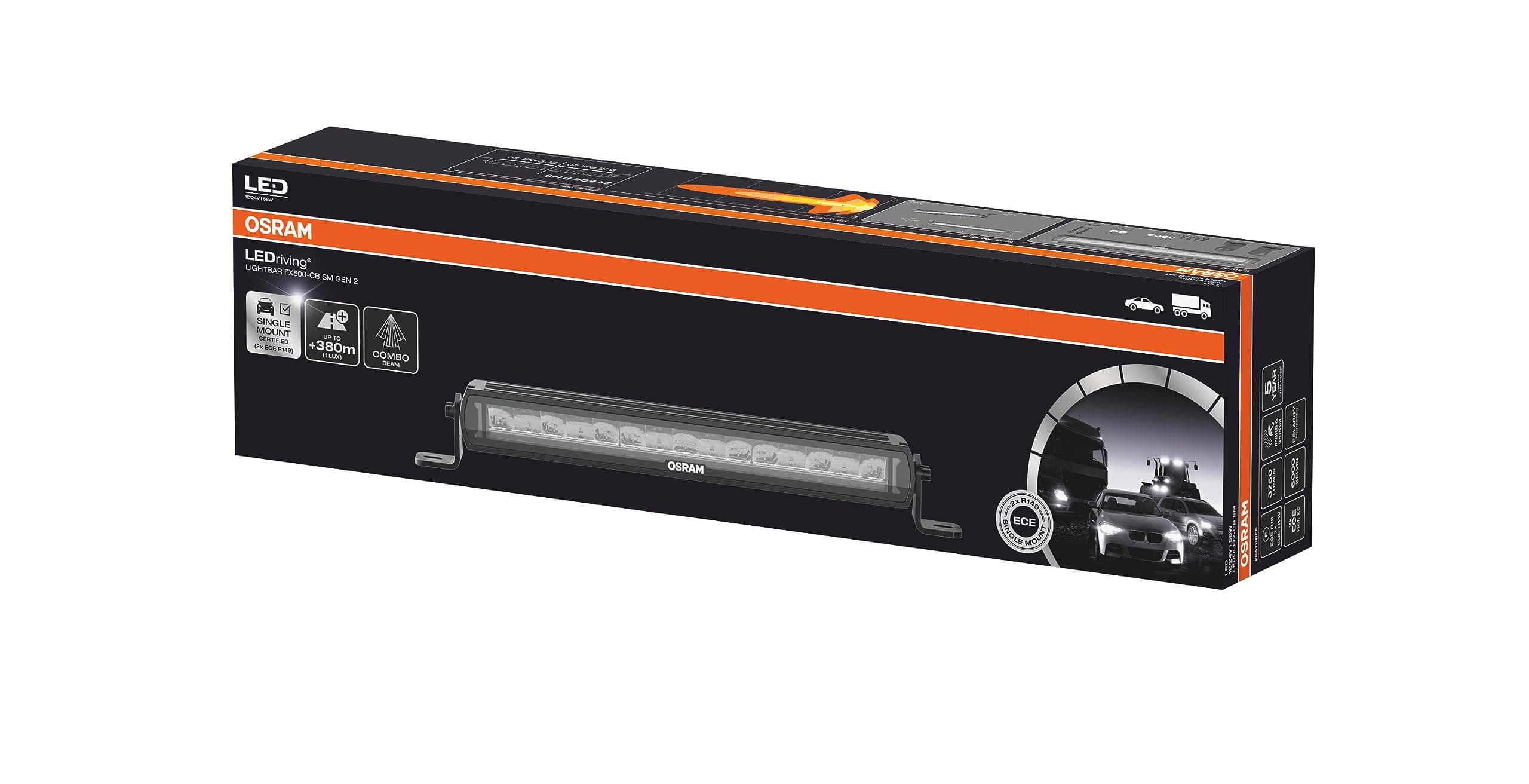 OSRAM LEDriving® Lightbar FX500-CB SM GEN 2, LED Zusatzscheinwerfer für Nah- und Fernlicht 🌟
