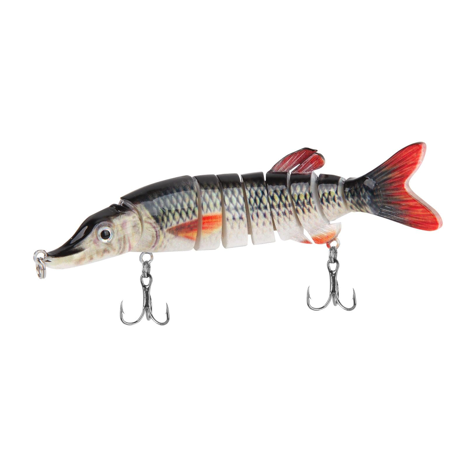 🎣 CREECHWA Hecht Köder, Angelköder Forelle Barsch Köder, Wobbler Hecht, Bewegt Sich Wie EIN Echter Fisch Stil 4 - Sonderangebot!