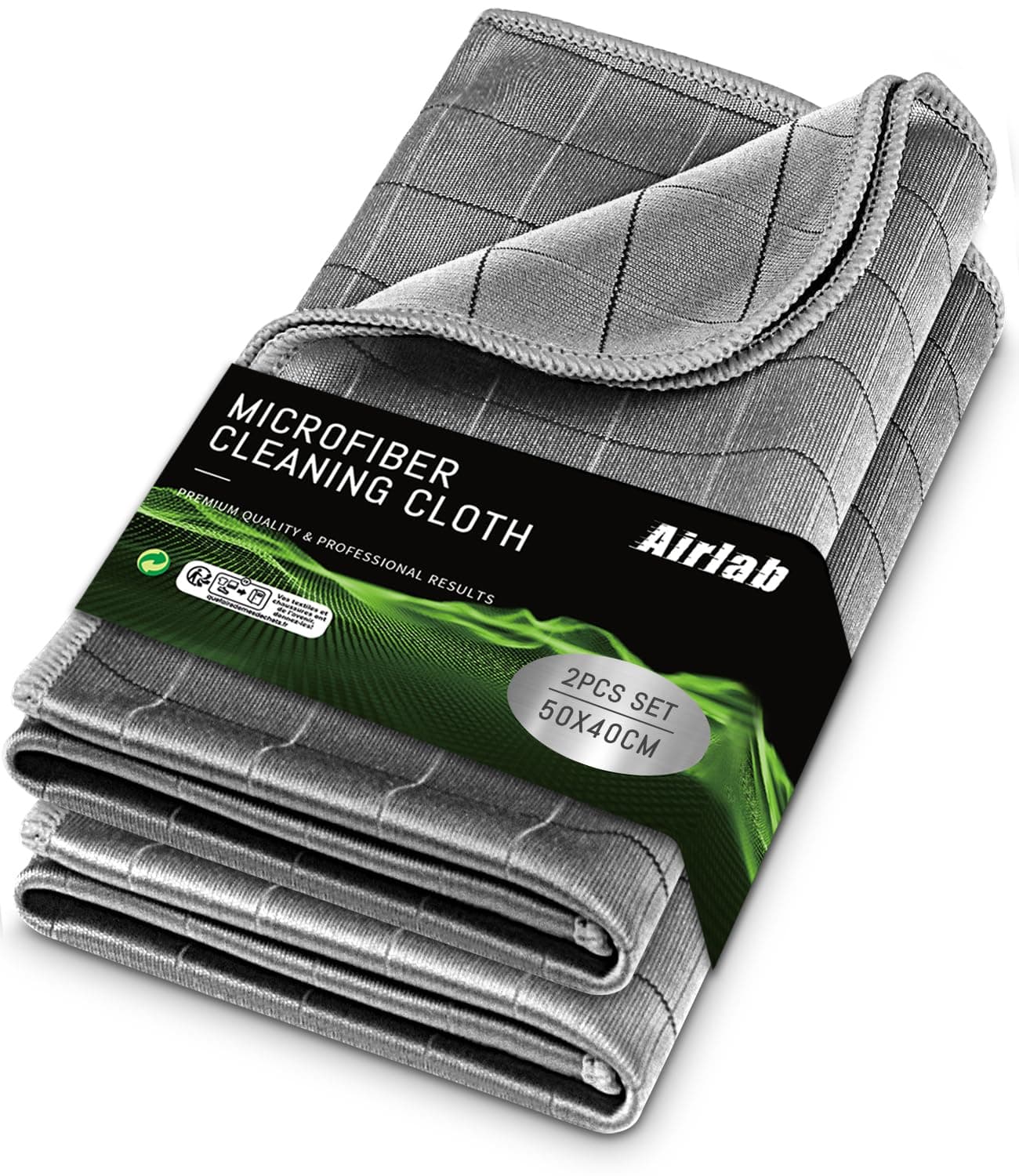 Airlab 2X Mikrofasertuch Carbon Tücher Auto 🚗🧼