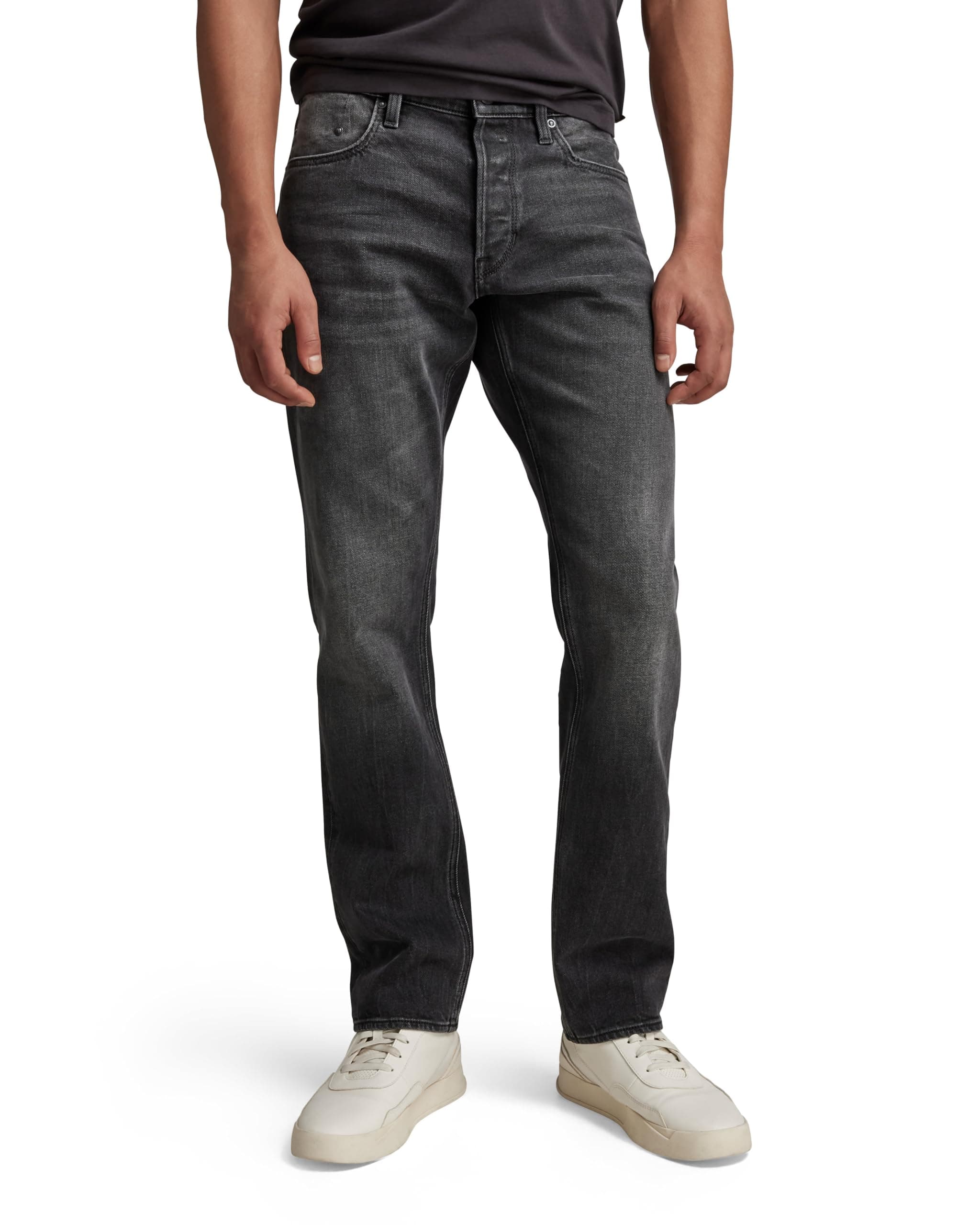 👖🌟 Deal: G-STAR Herren Mosa Straight Jeans 34W / 36L Schwarz 🌟👖