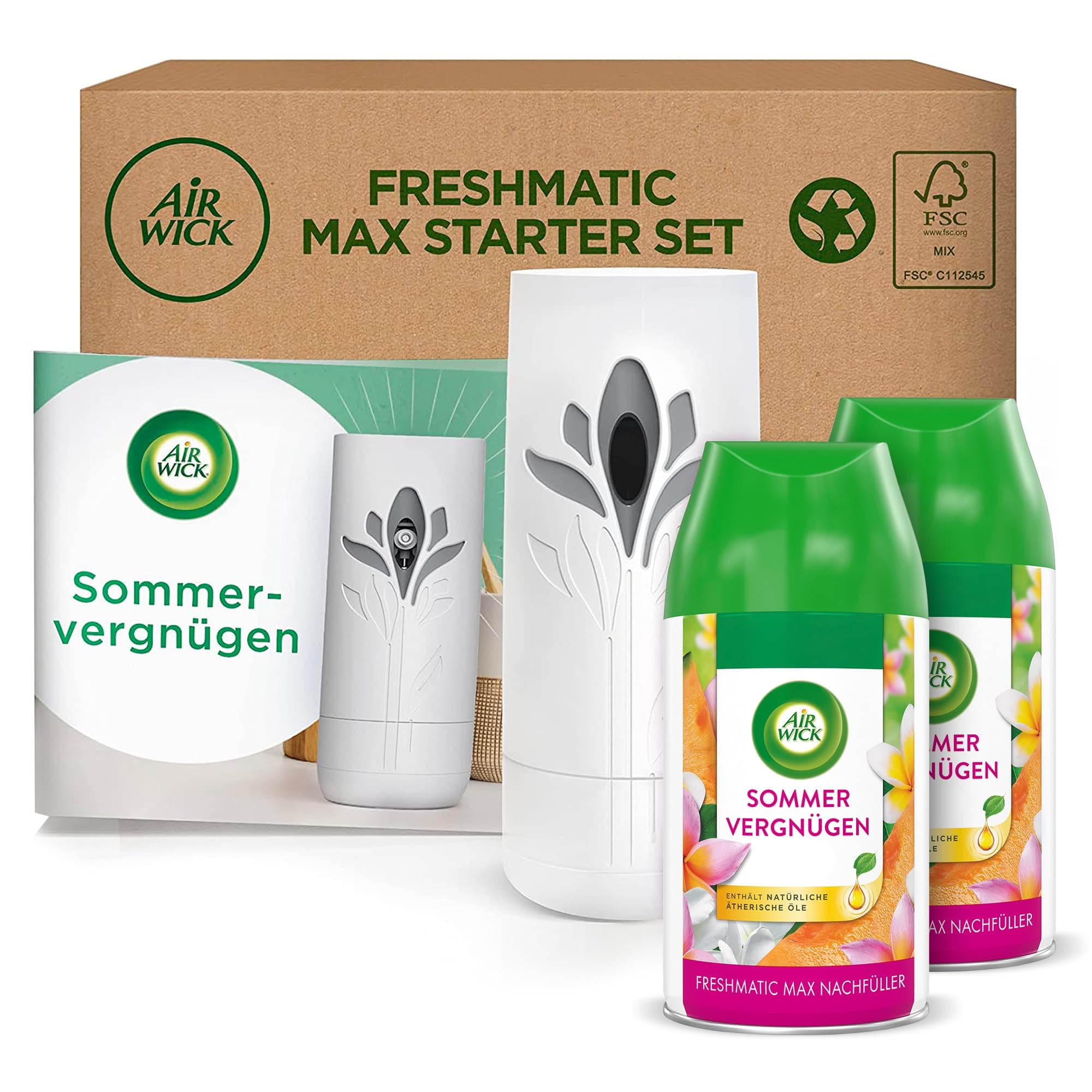 đșđđŠ Air Wick Freshmatic Max SommervergnĂŒgen - Starter Set mit 2 NachfĂŒllern
