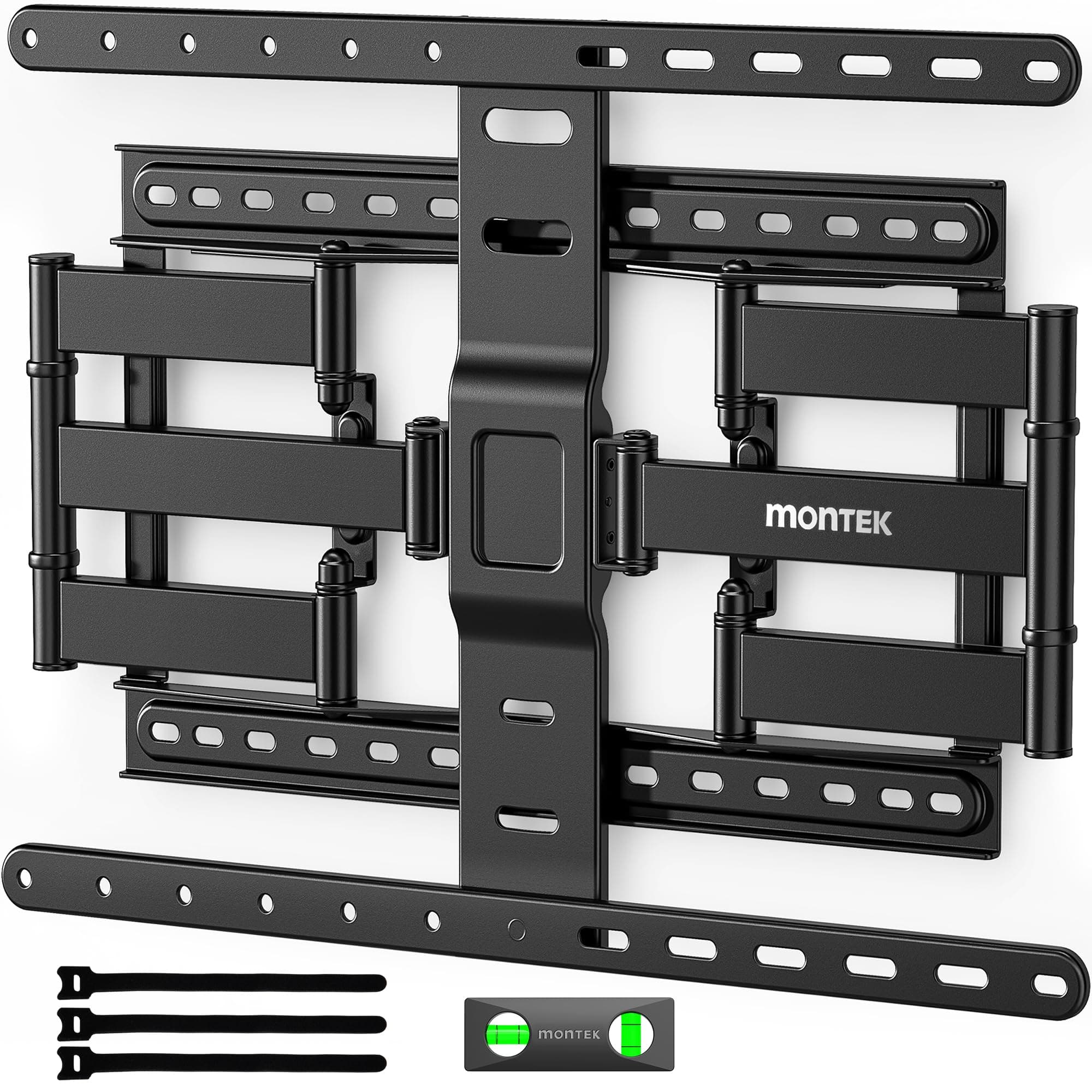 📺 MonTEK Ultra Slim TV Wandhalterung Schwenkbar für 43-90 Zoll Fernseher