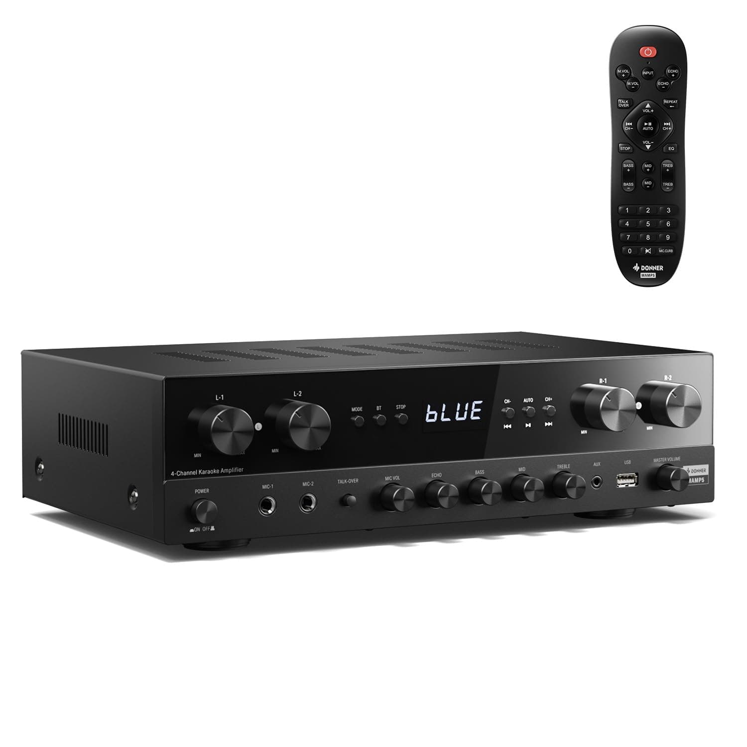 Donner Stereo Verstärker mit 1000 W Maximalleistung und Bluetooth 5.0 🎵🔊