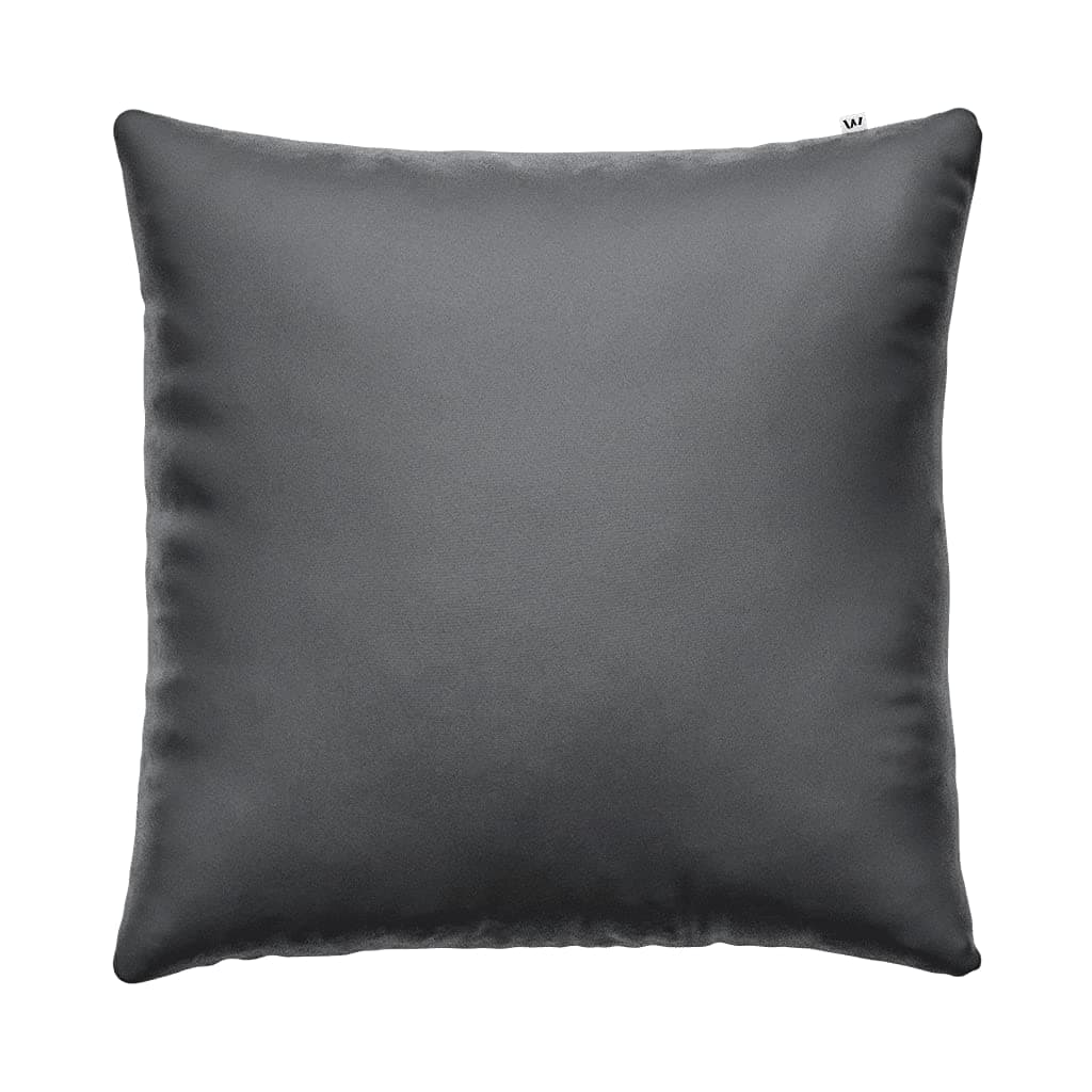 🌟 Traumhaft weicher Satin Kissenbezug 80x80 - Anthrazit Grau - 100% Baumwollsatin