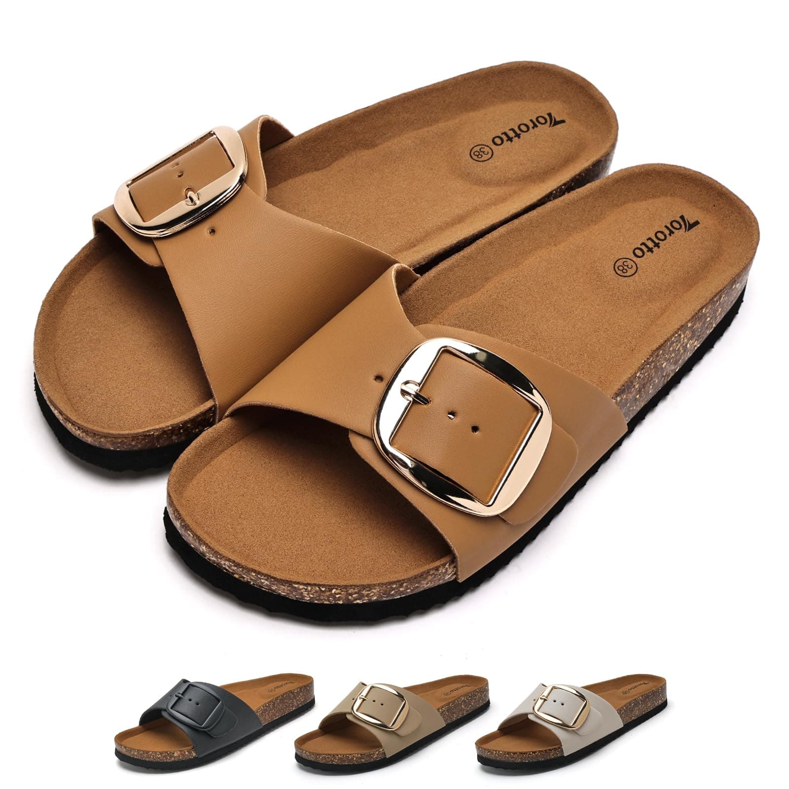 🌟 Torotto Damen Sandalen - Bequeme Pantoletten für den Sommer 🌞