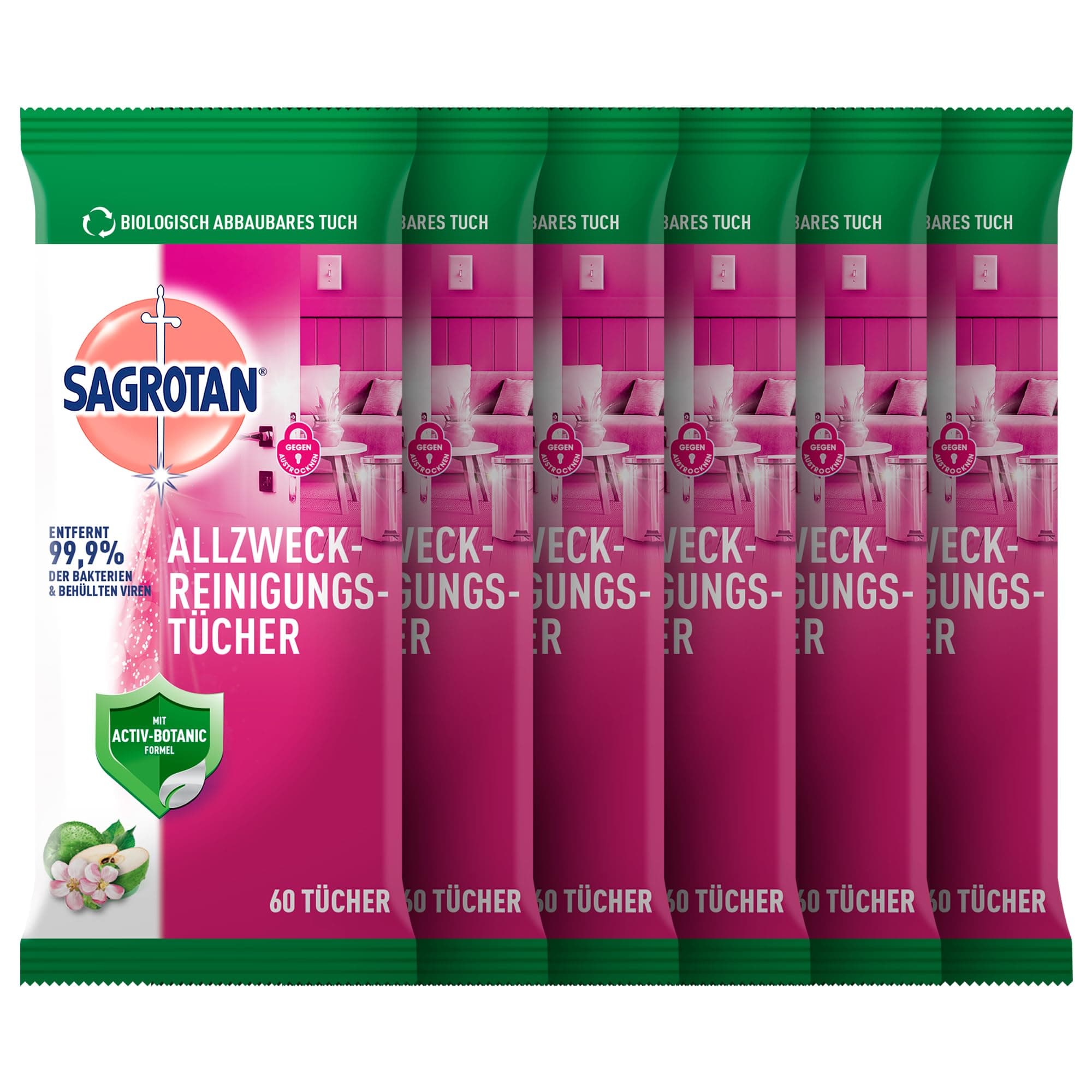 Angebot: Sagrotan Allzweck-Reinigungstücher 🌸🍏
