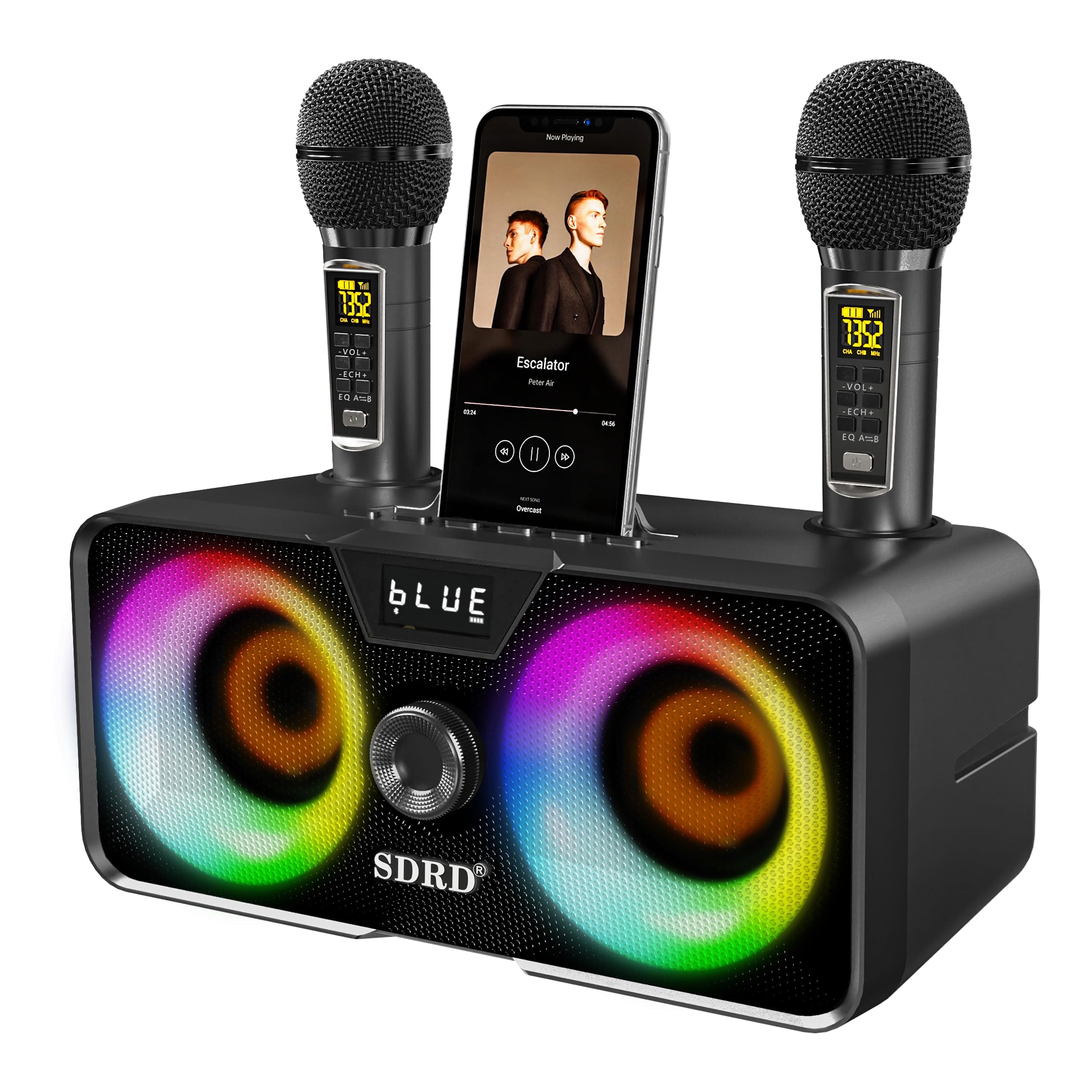 Tragbare Karaoke-Maschine mit Bluetooth Lautsprecher 🎤🎶