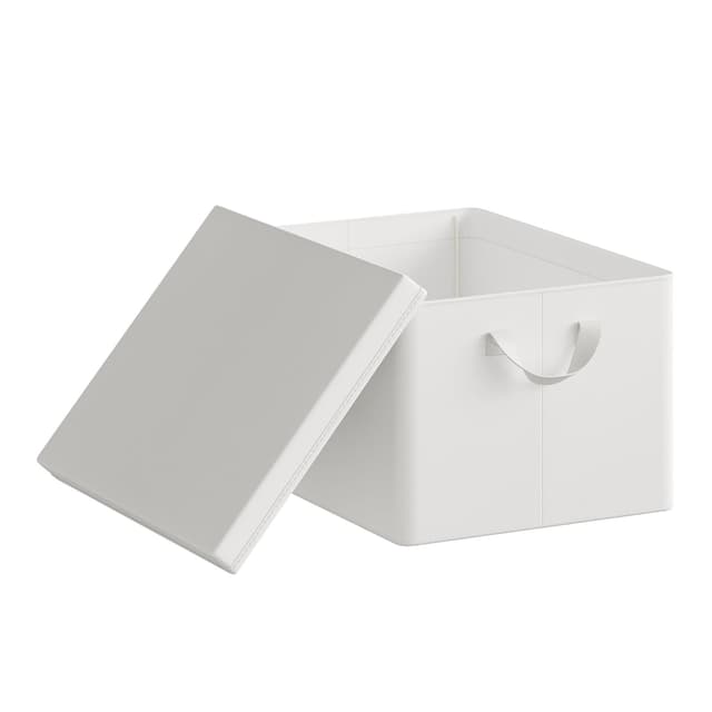 🌟 Große Aufbewahrungsbox mit Deckel für mehr Ordnung und Stil! 🧺