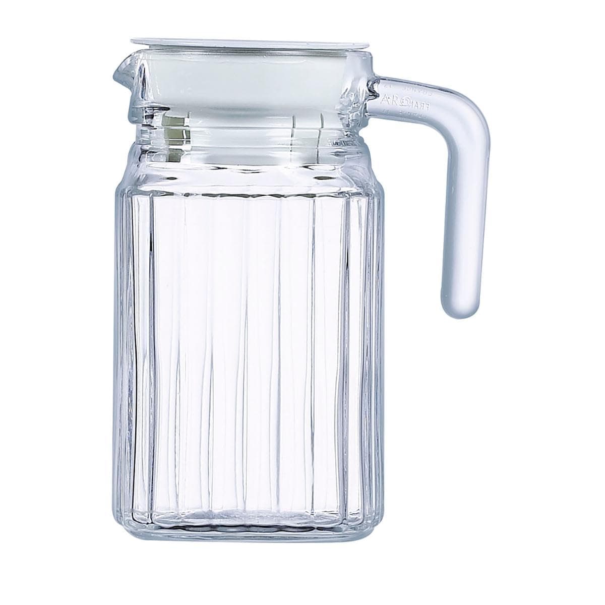 Luminarc ARC 75201 Quadro Krug, Kühlschrankkrug mit Deckel, 500ml, Glas, transparent, 1 Stück 500 ml 🥤🍹