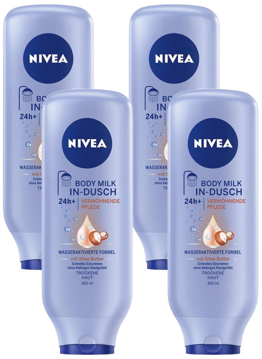 🌟 Mega-Deal: NIVEA In-Dusch Soft Milk 400 ml (4er Pack) 🚿🛍️