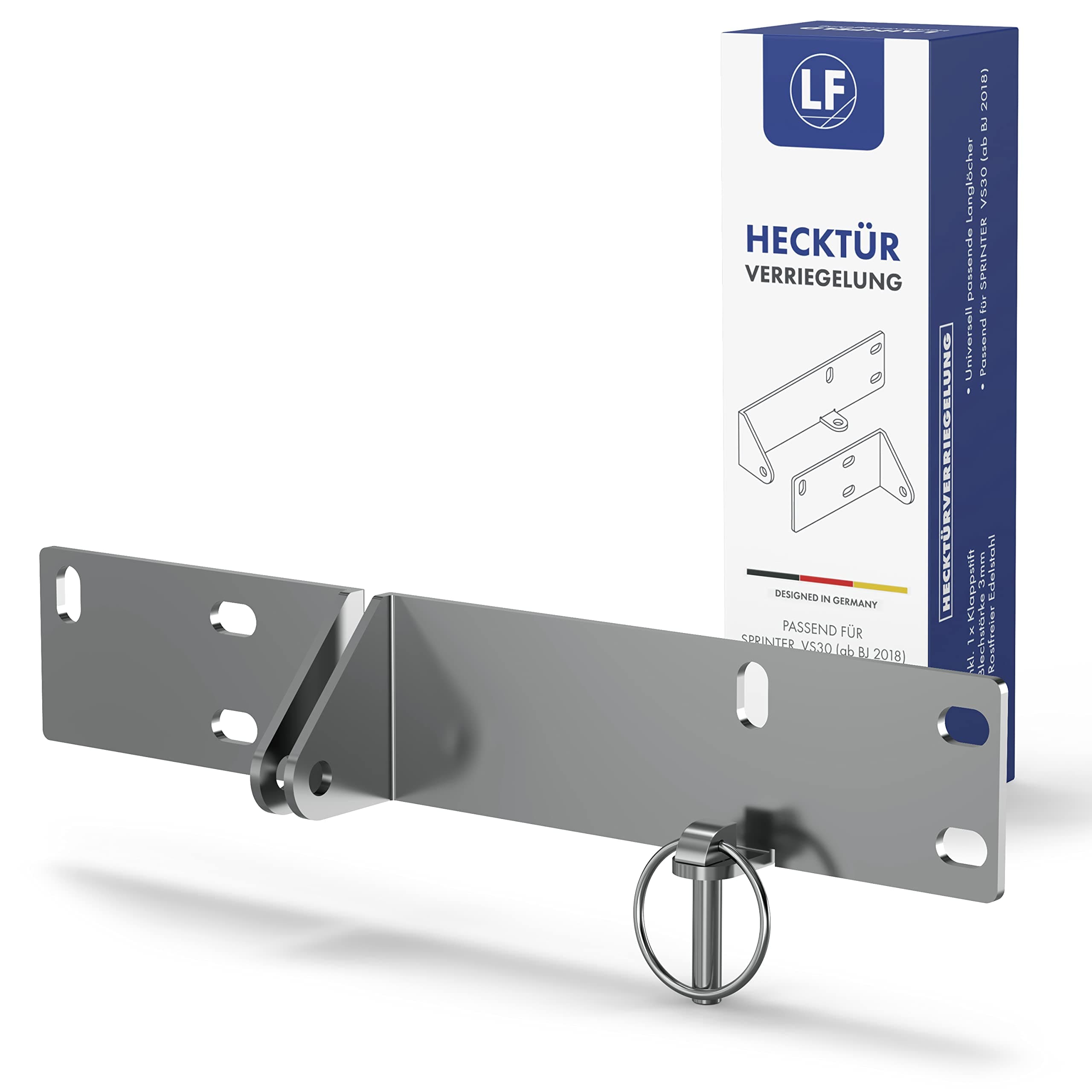 LAINFELD Hecktürverriegelung für Mercedes Sprinter ab BJ 2018 | Hochwertiger Einbruchschutz 🔒🔧🚐