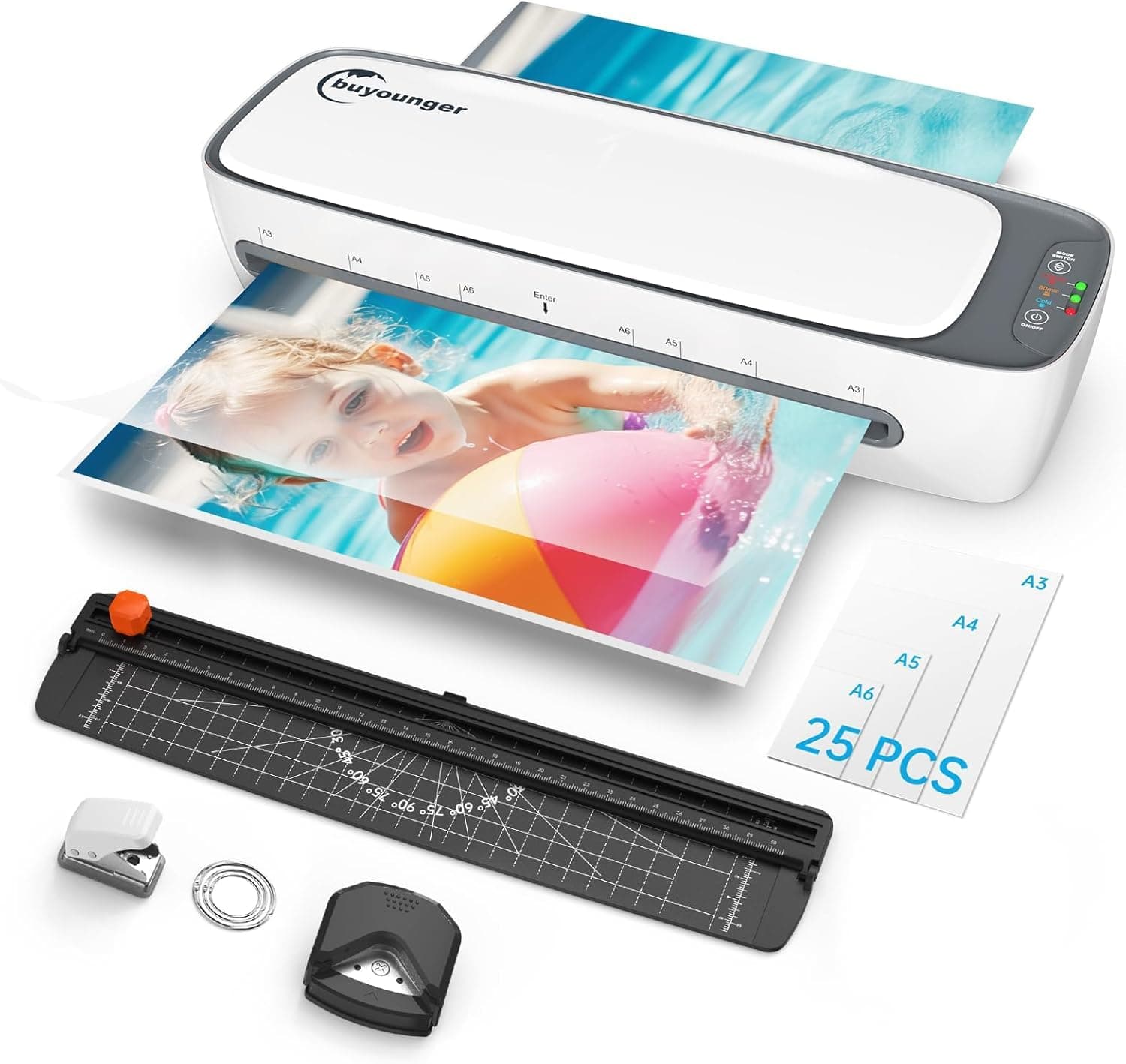 Laminiergerät A3 A4 Mit 25Pcs Laminierfolien - Effizientes Laminieren in Rekordzeit! 🚀