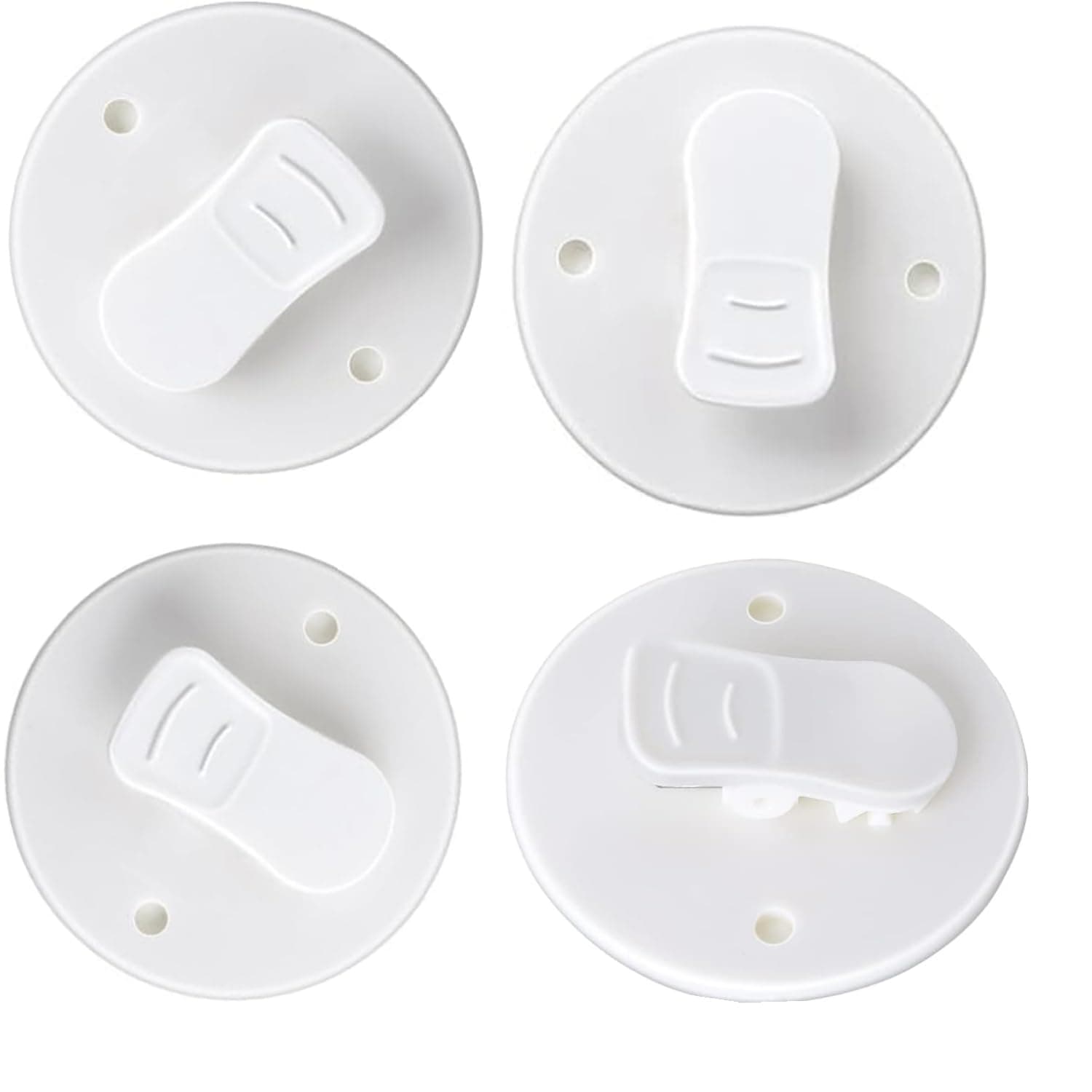 LiJuanWang Duschvorhang Clips, Selbstklebende Spritzschutz-Clips đźšż