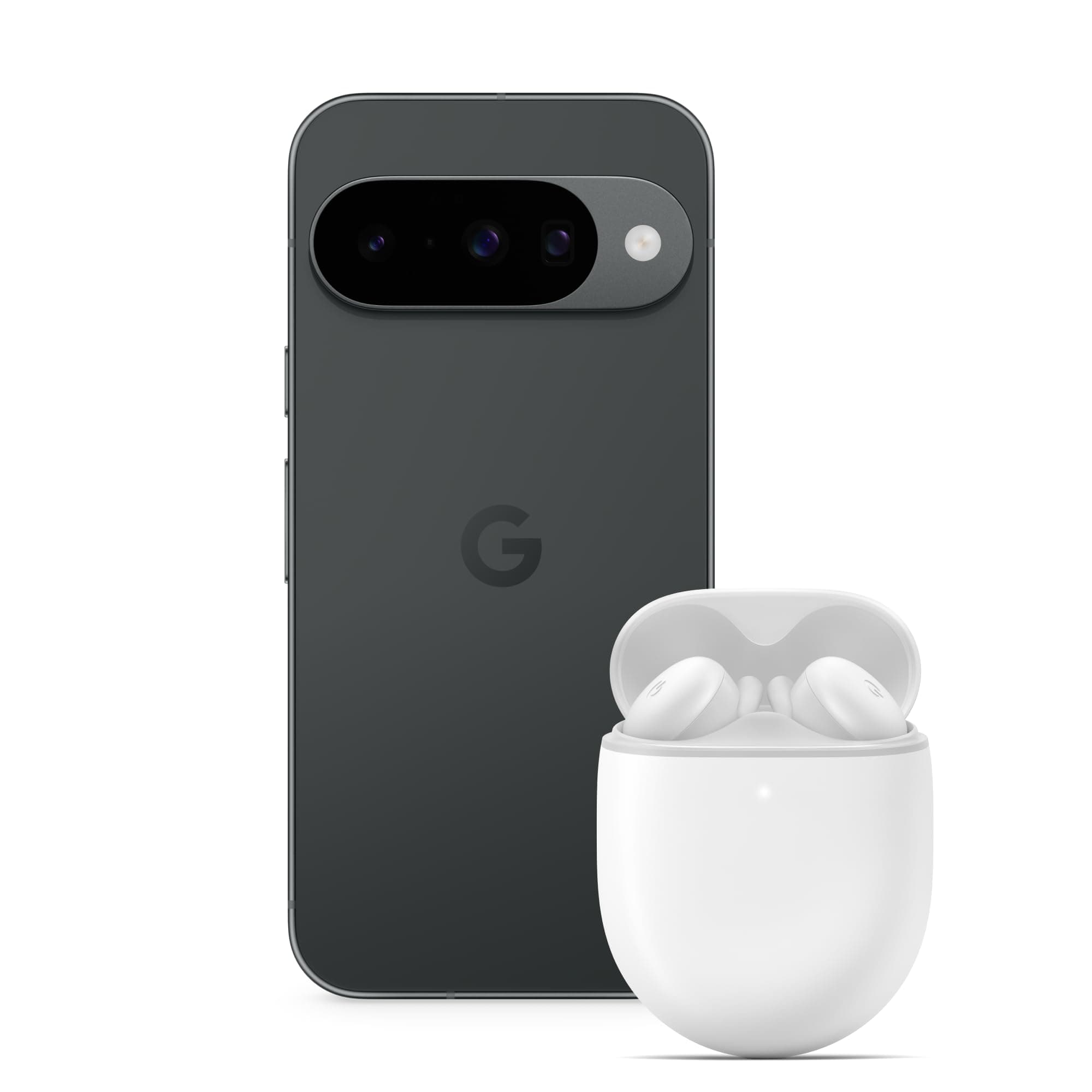 Google Pixel 10 – Android-Smartphone ohne SIM-Lock, mit Gemini und 6,3 Zoll großem Actua-Display– Obsidian, 128GB + Pixel Buds A-Series – Kabellose Kopfhörer, Clearly White Gratis Pixel Buds A Obsidian 128 GB