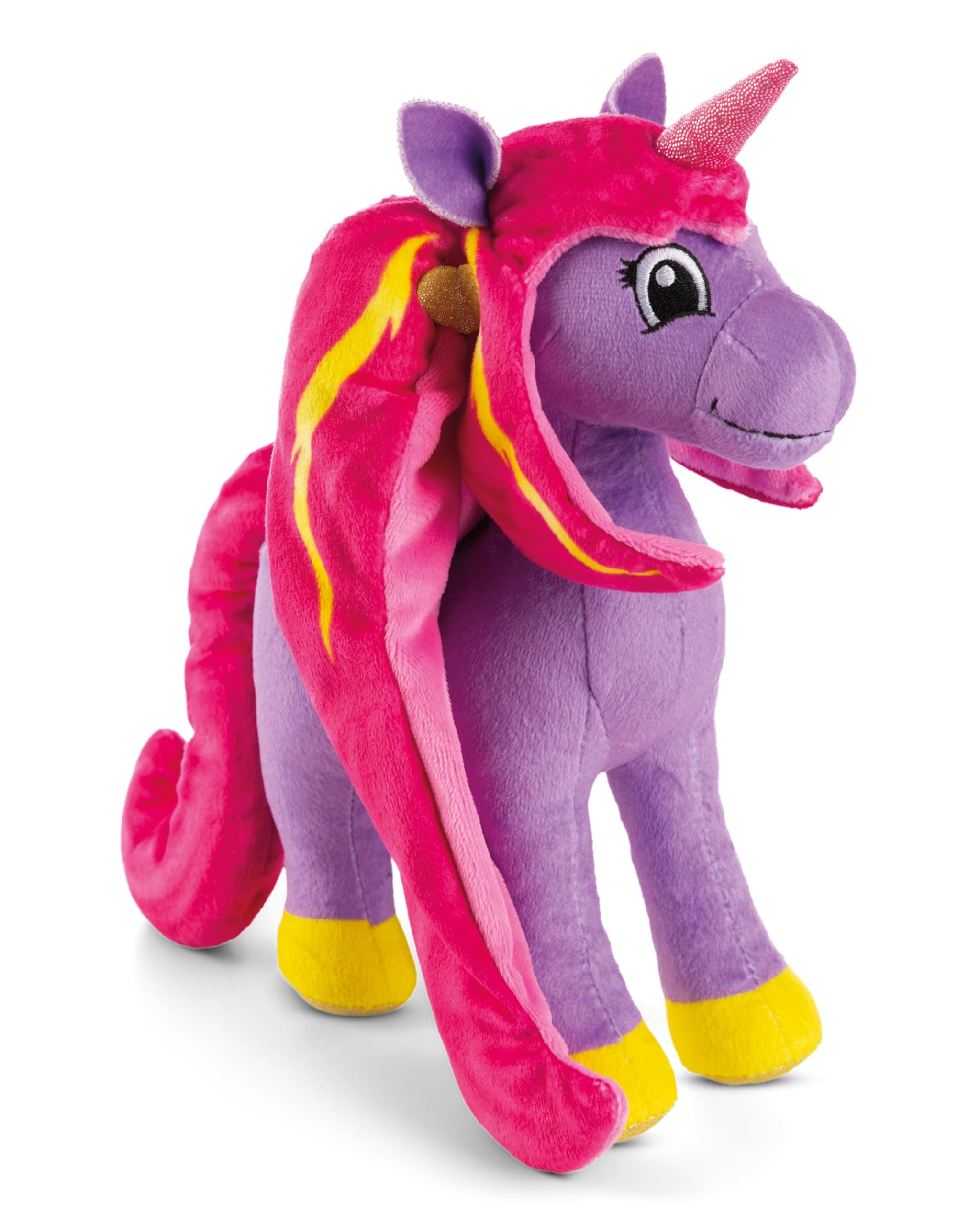 NICI Lissy PONY Einhorn Kuscheltier Mandy 22cm - Stofftier aus weichem Plüsch, Niedliches Plüschtier zum Kuscheln und Spielen für Kinder & Erwachsene, Tolle Geschenkide - 49976 Lila-pink 22cm